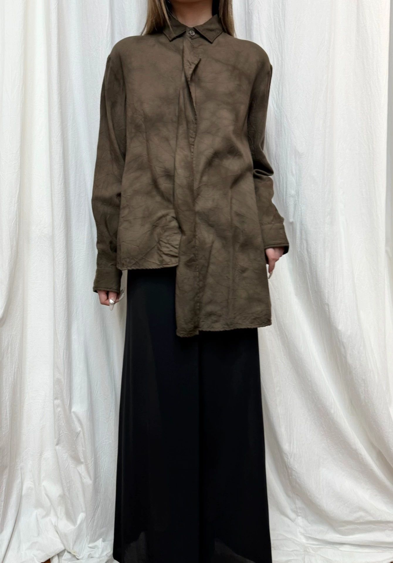 Yohji Yamamoto Yohji Yamamoto Printed Shirt Size 1 (42 Shoulder) Size US S / EU 44-46 / 1 - 6 Thumbnail