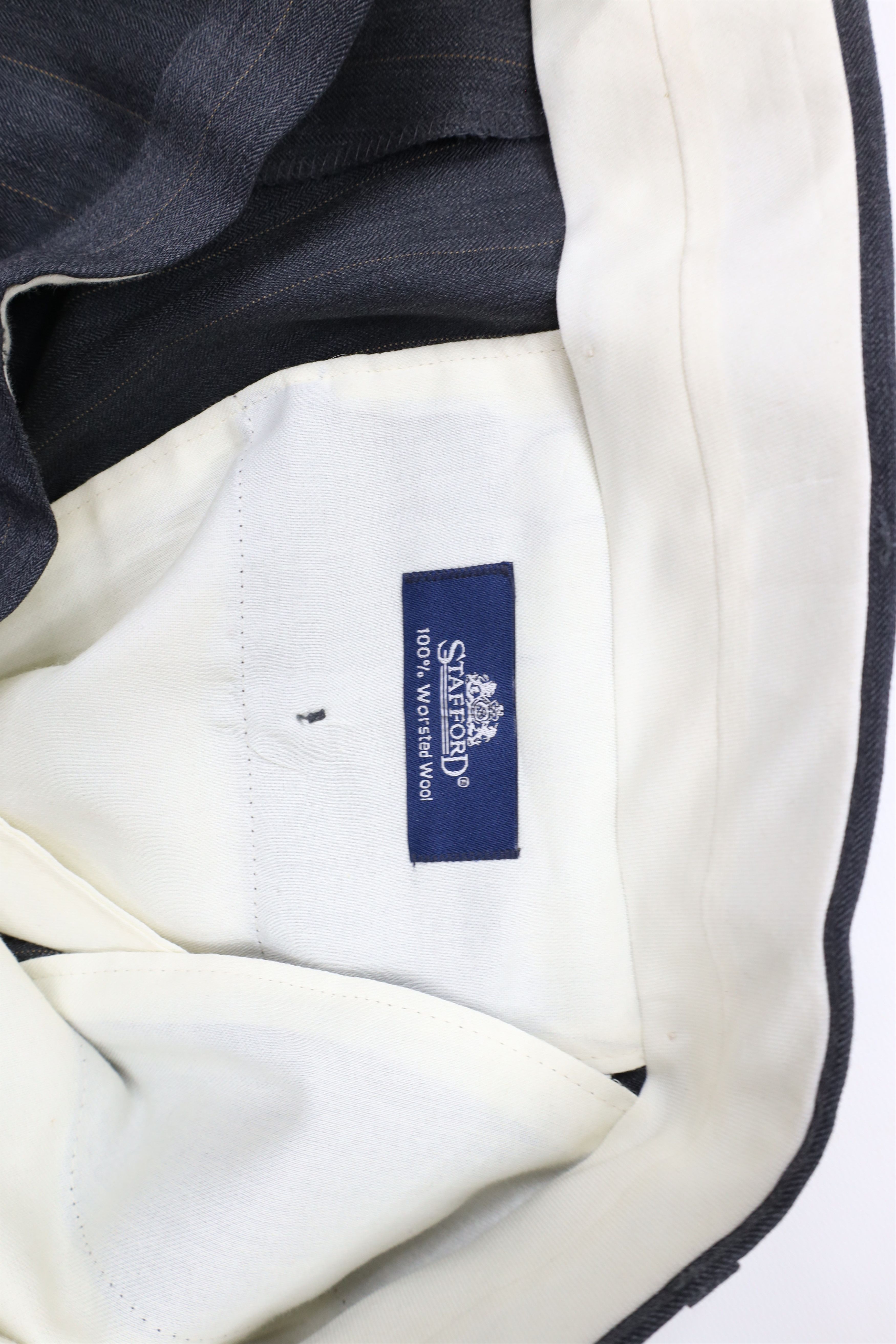 Vintage Vintage 90s Streetwear Worsted Wool Wide Leg Chino Pants Size US 38 / EU 54 - 8 Thumbnail