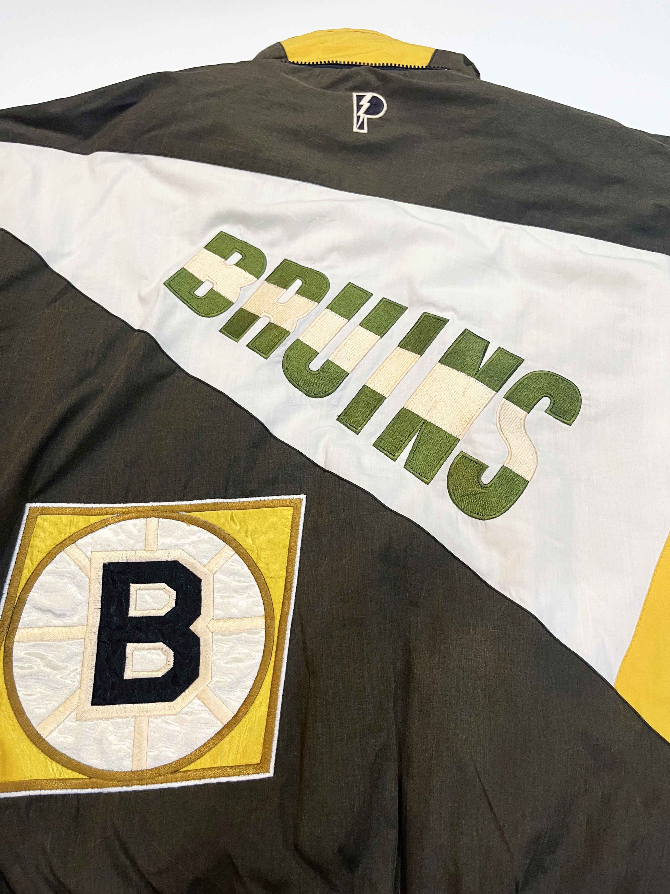 NHL × Pro Player × Vintage Vintage Pro Player NHL Boston Bruins Hockey Full Zip Puffer Size US XL / EU 56 / 4 - 6 Thumbnail