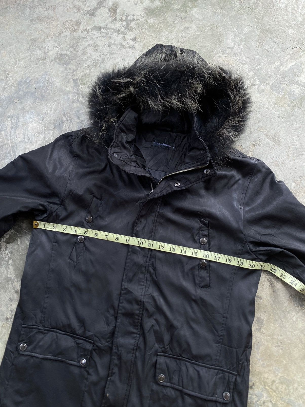 Vintage Urban Collection Fur Hoodie Jacket