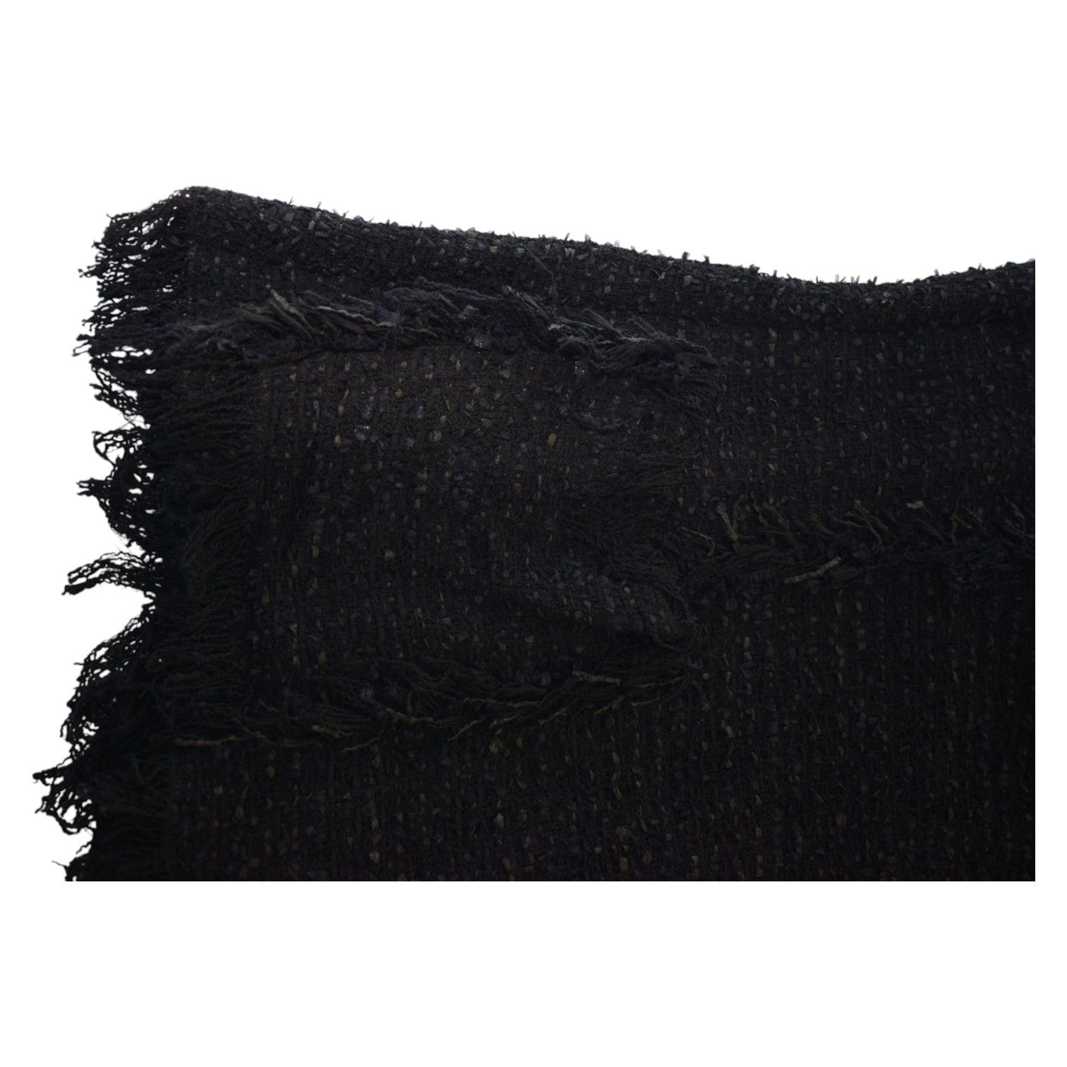 Lanvin Lanvin Black Fringe Edge Cotton Knit Vest Sleeveless Jacket Size M / US 6-8 / IT 42-44 - 7 Thumbnail