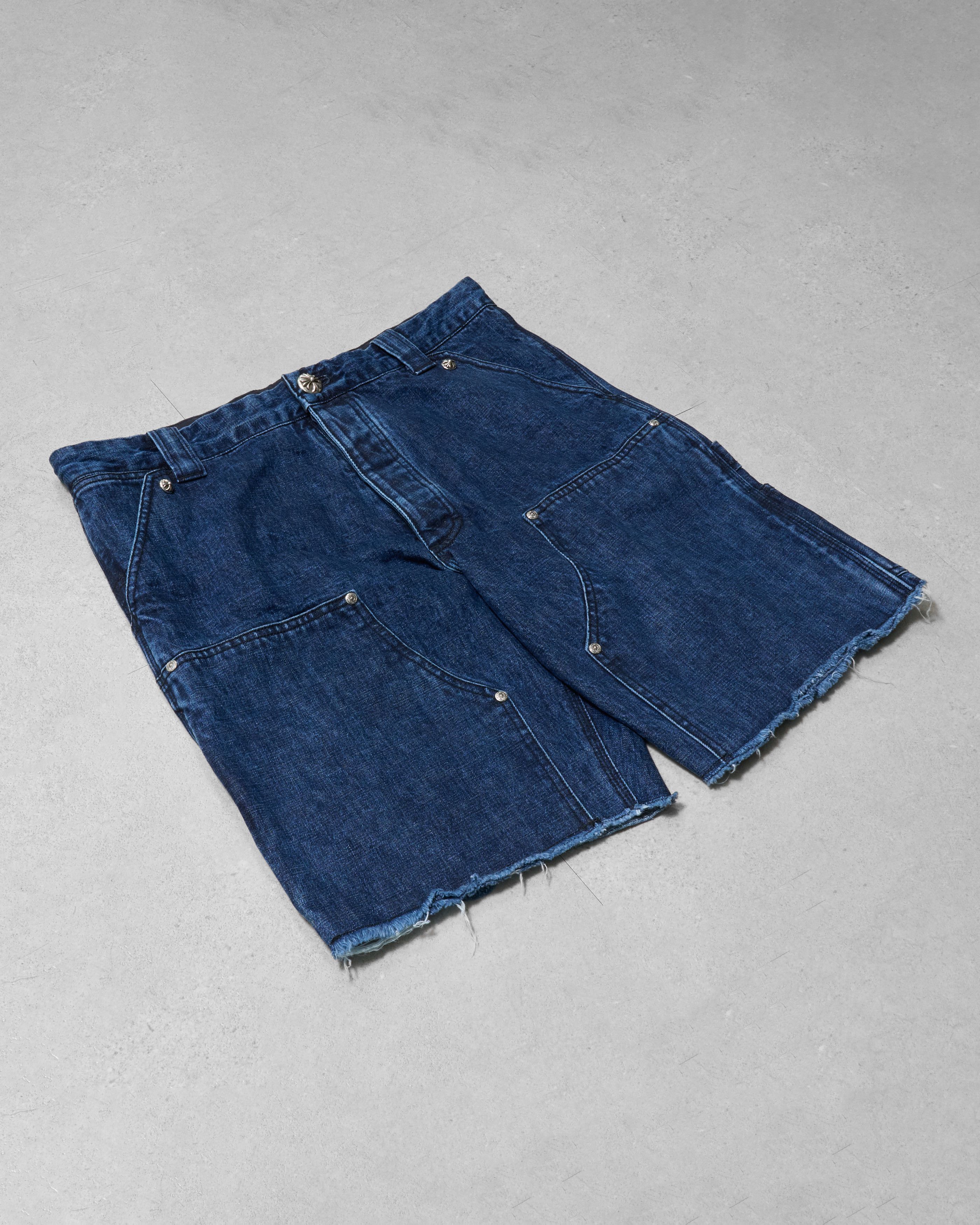 Chrome Hearts CHROME HEARTS Carpenter Indigo Shorts Denim Size US 34 / EU 50 - 1 Thumbnail