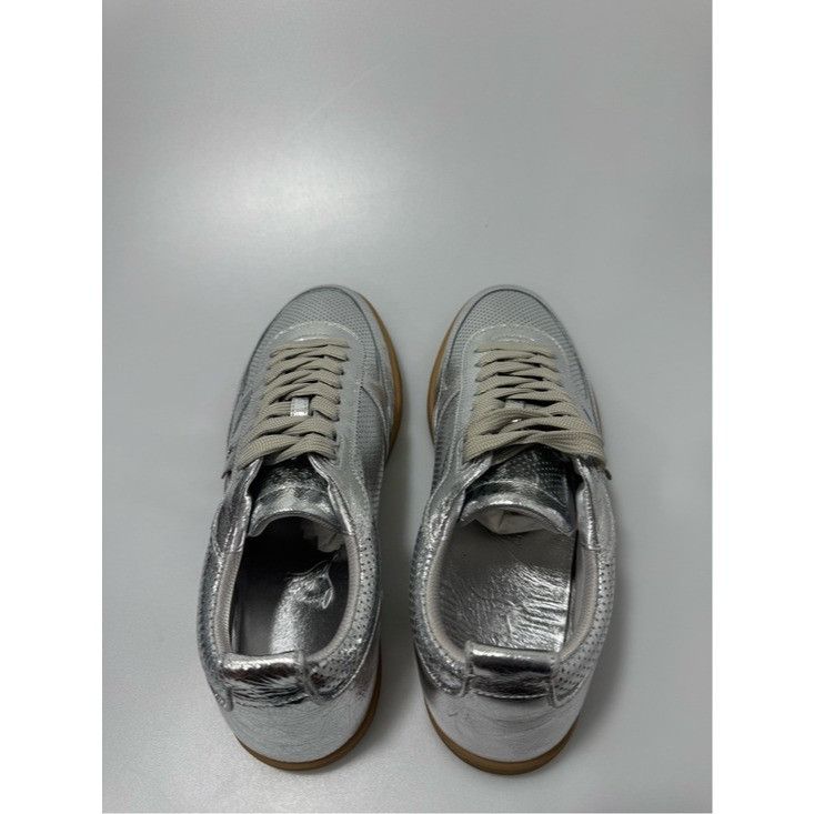 Christian Louboutin Christian Louboutin Tutti Rui Leather Sneakers Silver Men’s Size US 10 / EU 43 - 5 Thumbnail