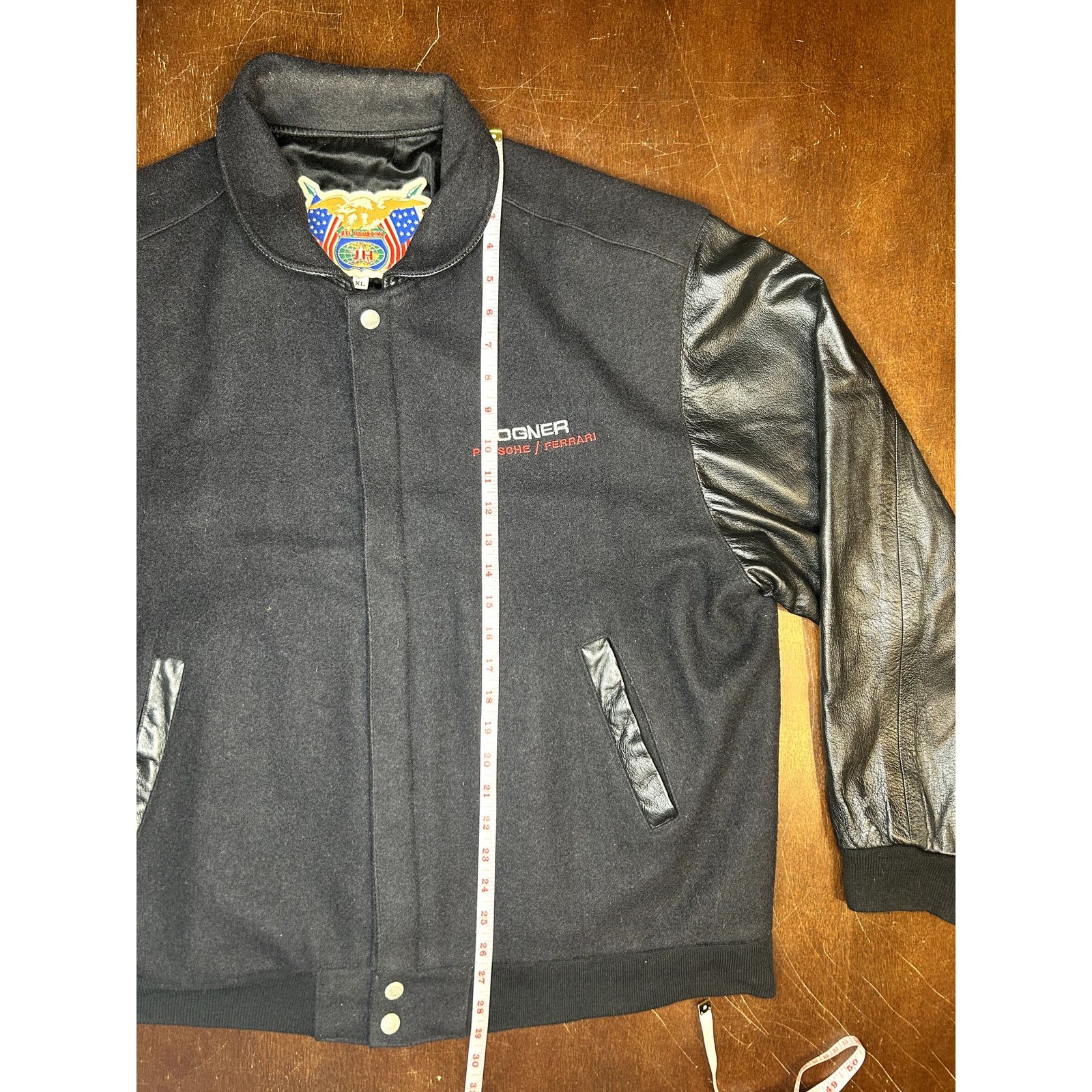 Jeff Hamilton VTG 90s OGNER Motorcars Porche/Ferrari Jeff Hamilton Jacket Size US XL / EU 56 / 4 - 6 Thumbnail