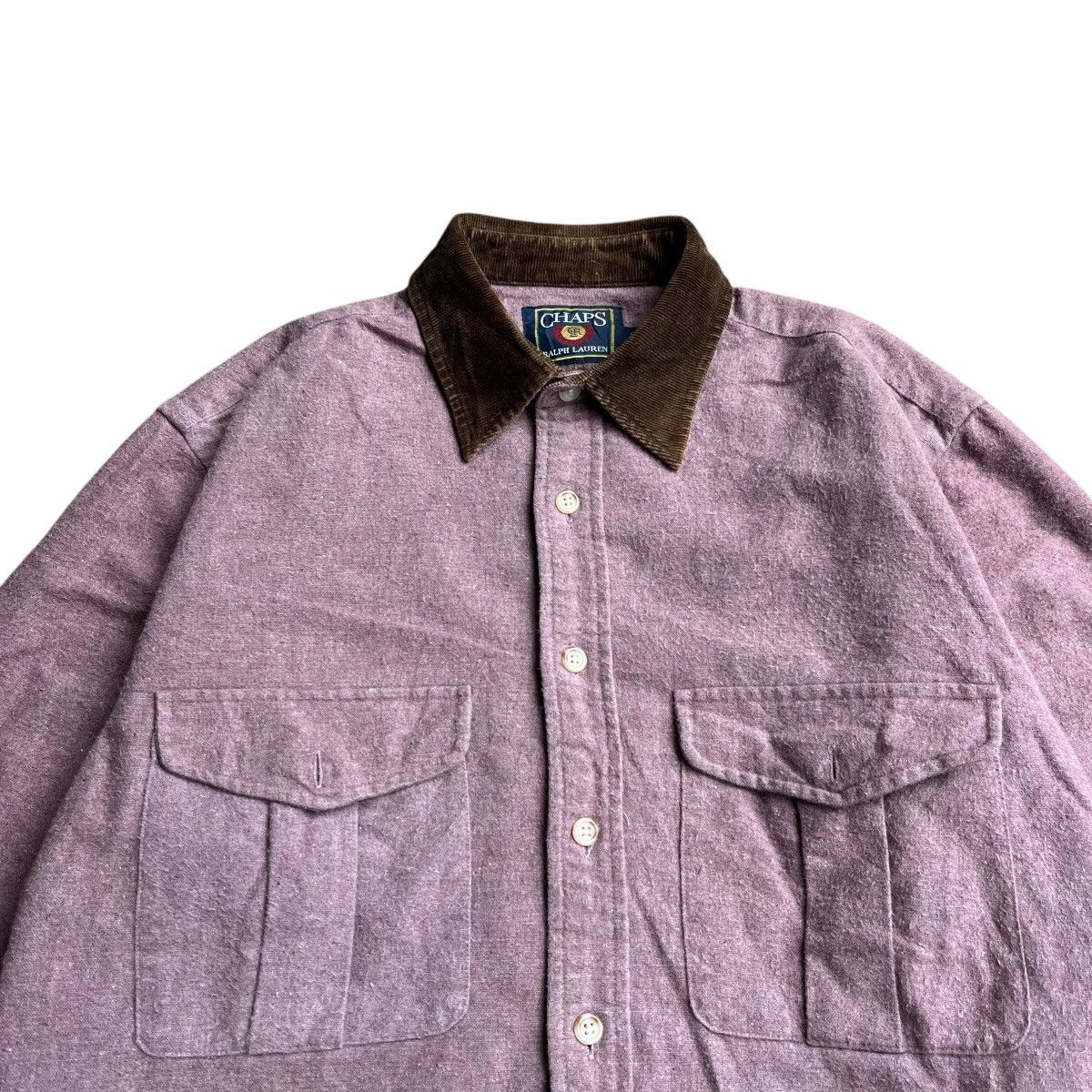 Chaps Ralph Lauren Chaps Ralph Lauren Double Pocket Shirt Size US L / EU 52-54 / 3 - 2 Thumbnail