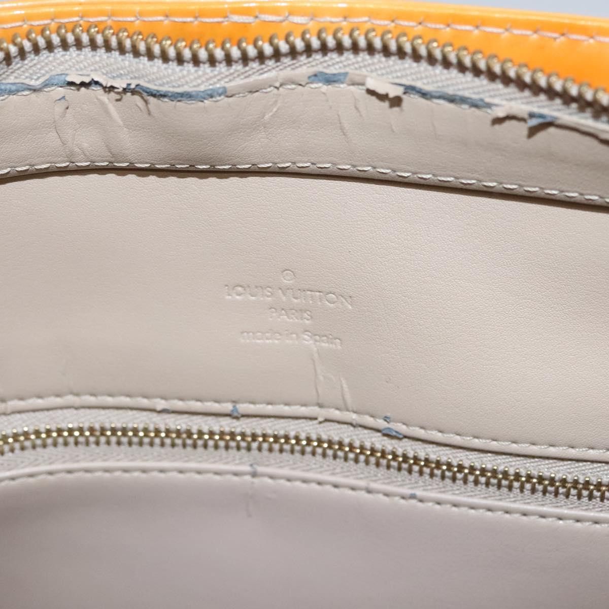 Louis Vuitton LOUIS VUITTON Monogram Vernis Houston Hand Bag Beige M91004 Size ONE SIZE - 16 Thumbnail