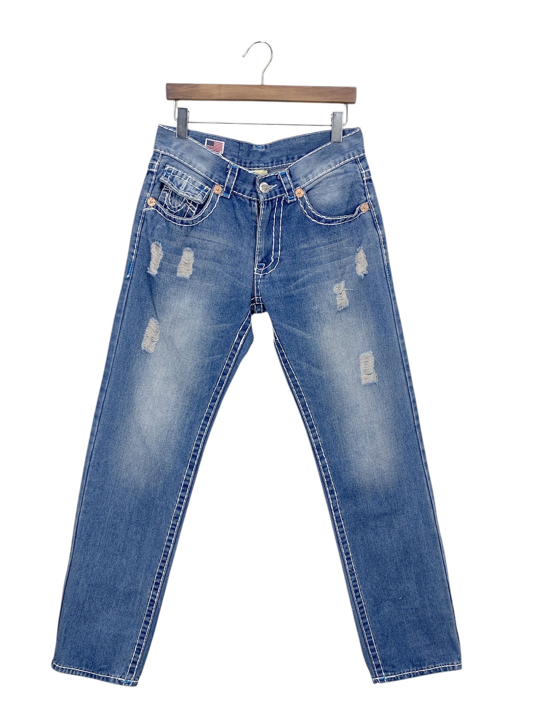 True Religion True Religion Jeans Ricky Super T Jeans Size US 32 / EU 48 - 2 Thumbnail