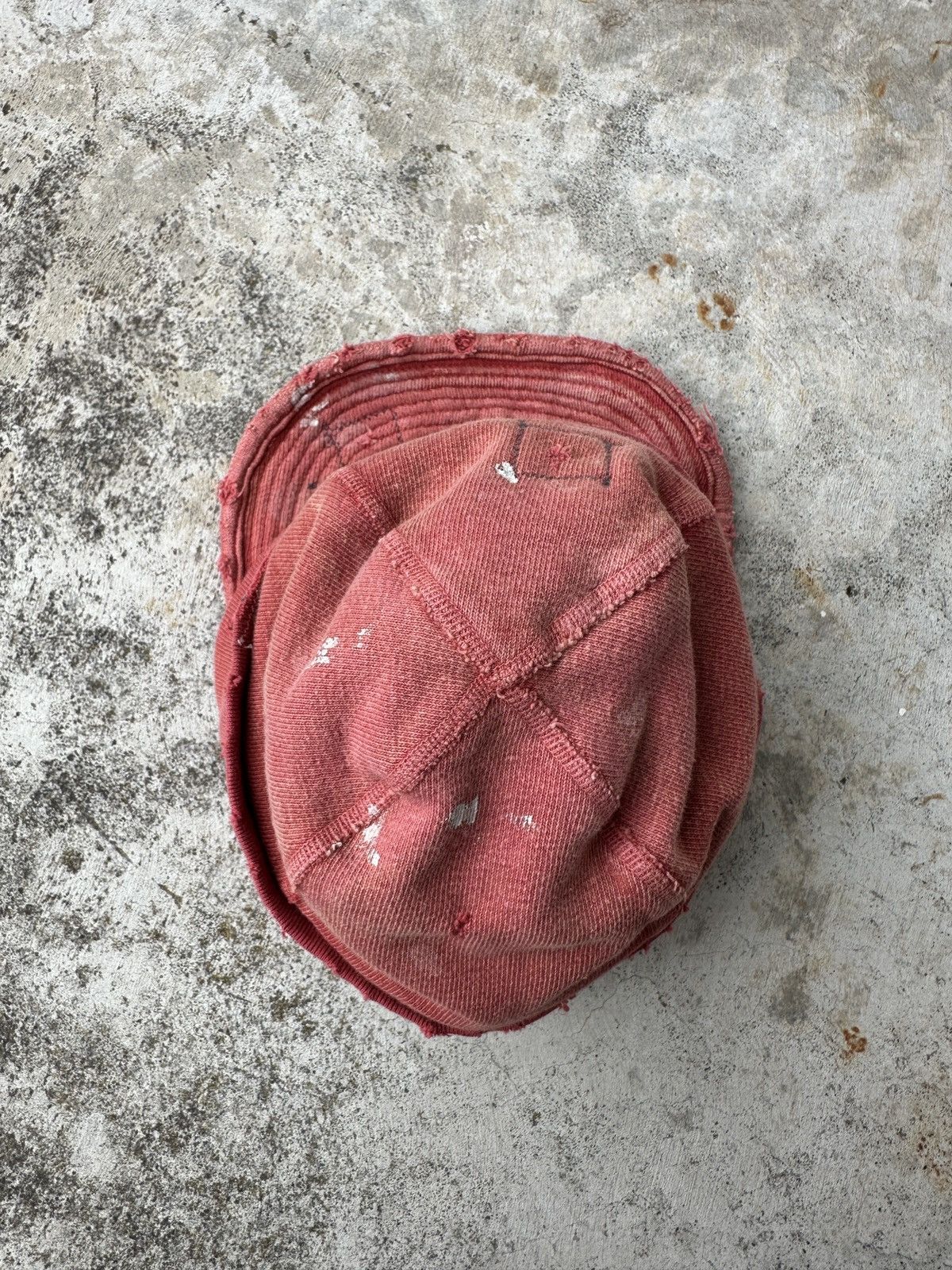 Kapital Conductor Soft Brim Beanie Visor Distressed weathered hat Size ONE SIZE - 4 Thumbnail