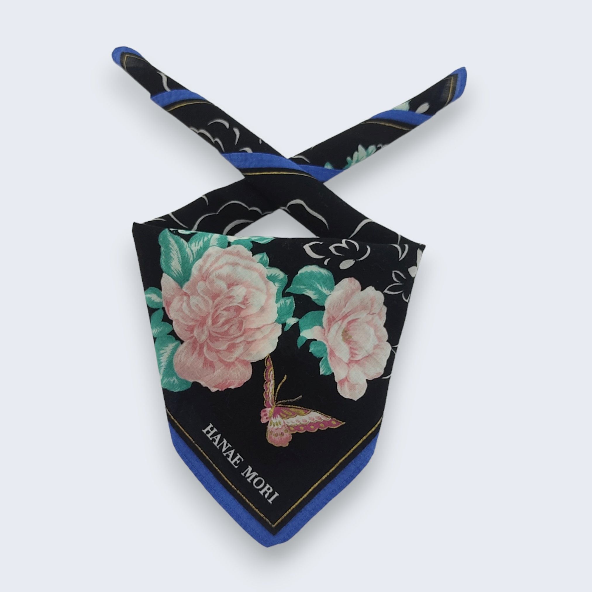 Hanae Mori Vintage Hanae Mori Handkerchief Neckerchief Bandana H086M Size ONE SIZE - 1 Thumbnail