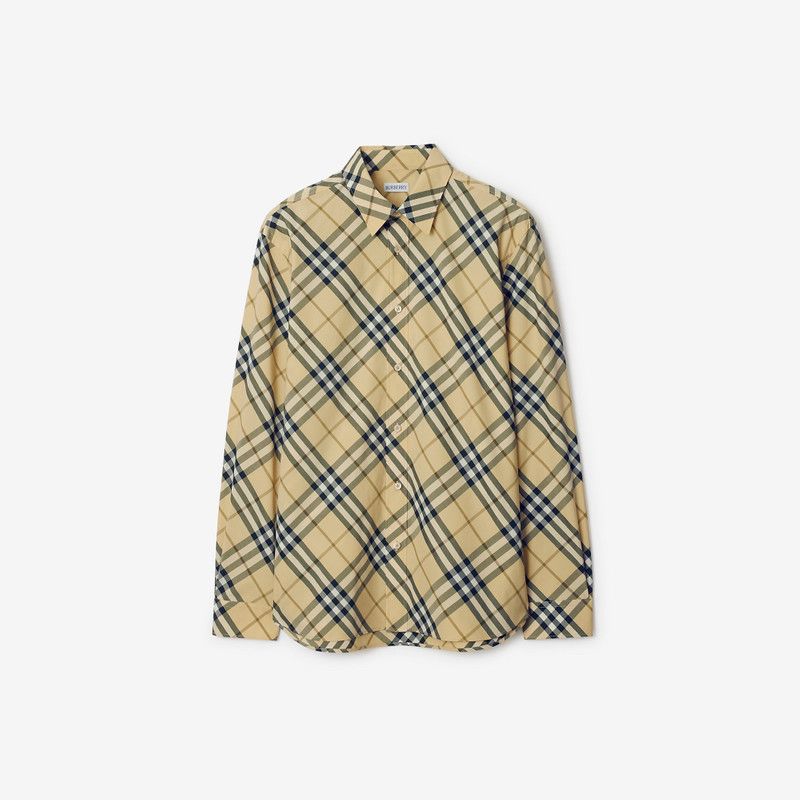 Burberry o1w1db10226 Check Cotton Shirt In Multicolor Size US S / EU 44-46 / 1 - 1 Thumbnail