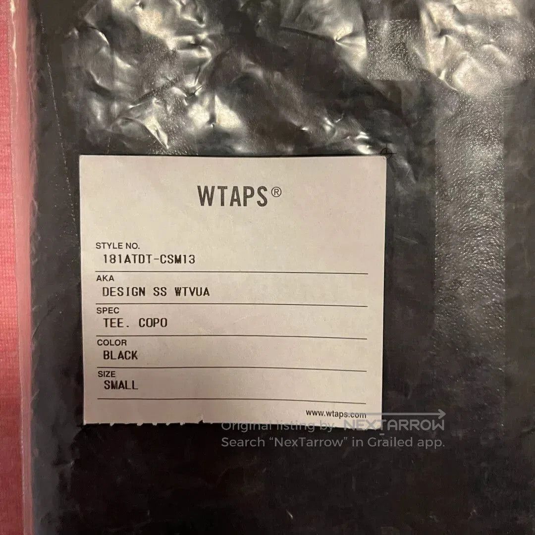 Wtaps Wtaps 18SS Reflective Logo Short Sleeve Tee. Size US S / EU 44-46 / 1 - 8 Thumbnail