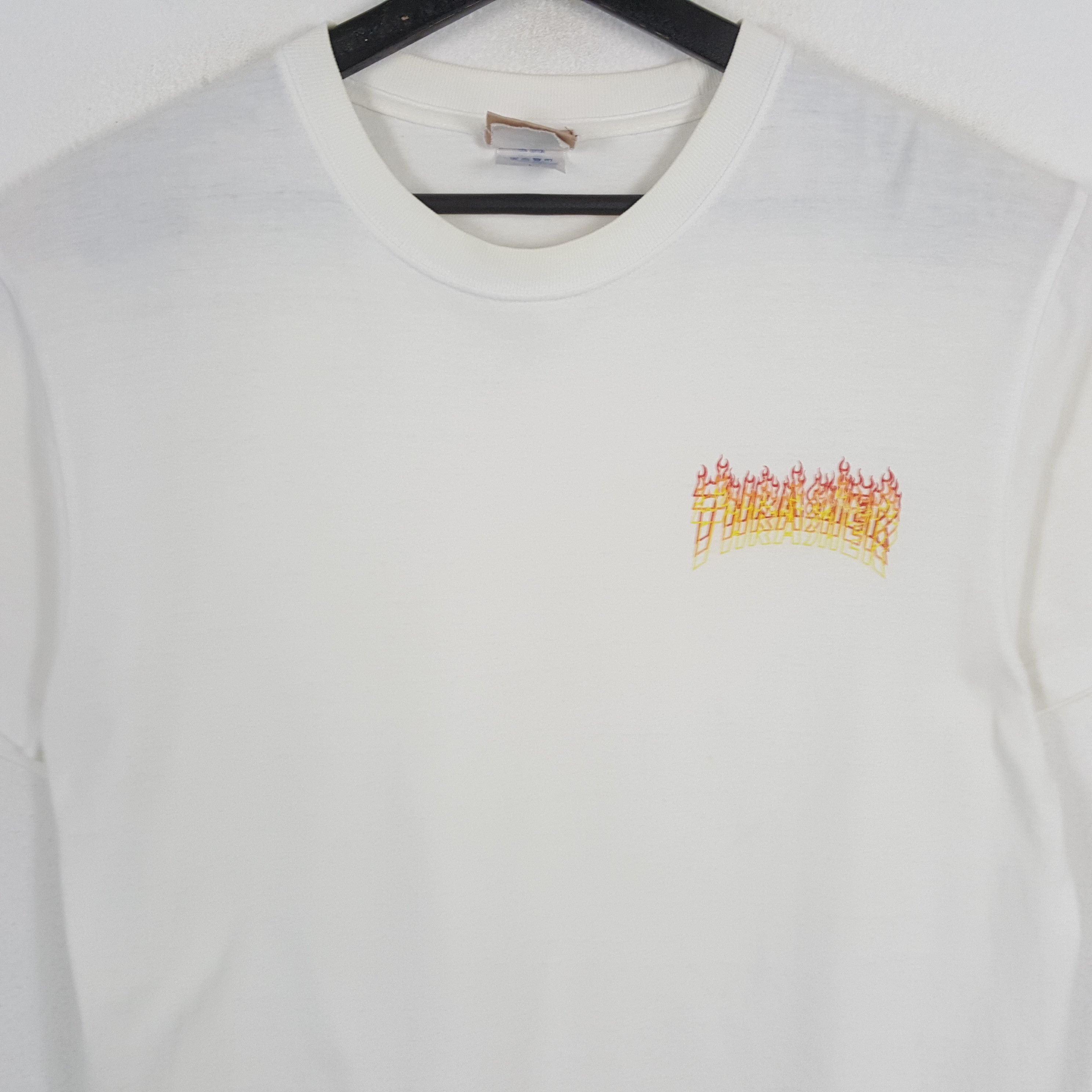 Thrasher × Vintage THRASHER Flames Design Skateboard Streetwear Style Tshirt Size US L / EU 52-54 / 3 - 2 Thumbnail