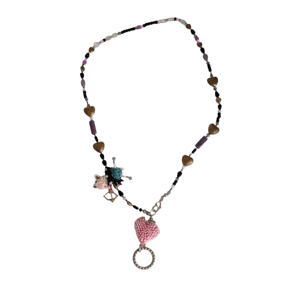 Other Other Olleborebla Pig Heart Charm Necklace Others Necklace DUTY FREE for USA Size ONE SIZE - 1 Thumbnail