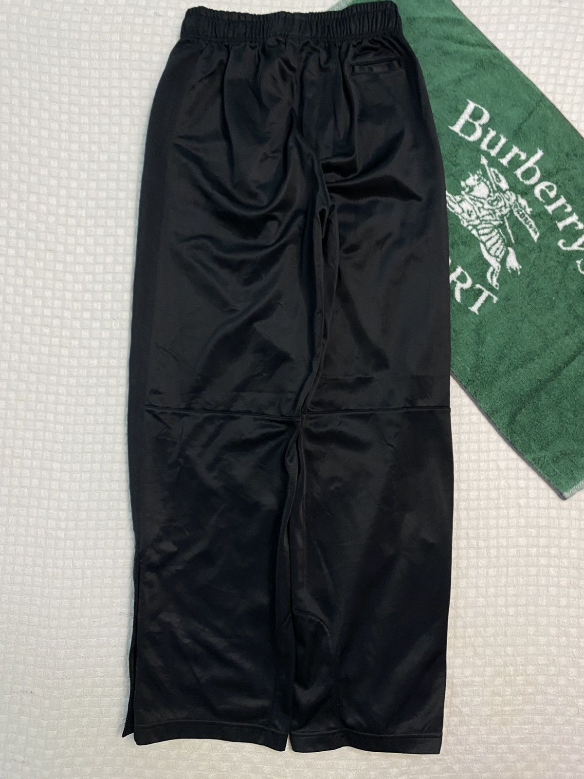 Nike 💥 VINTAGE NIKE BAGGY 90S WIDE LEG SWOOSH TRACK PANTS Y2K Size US 34 / EU 50 - 9 Thumbnail