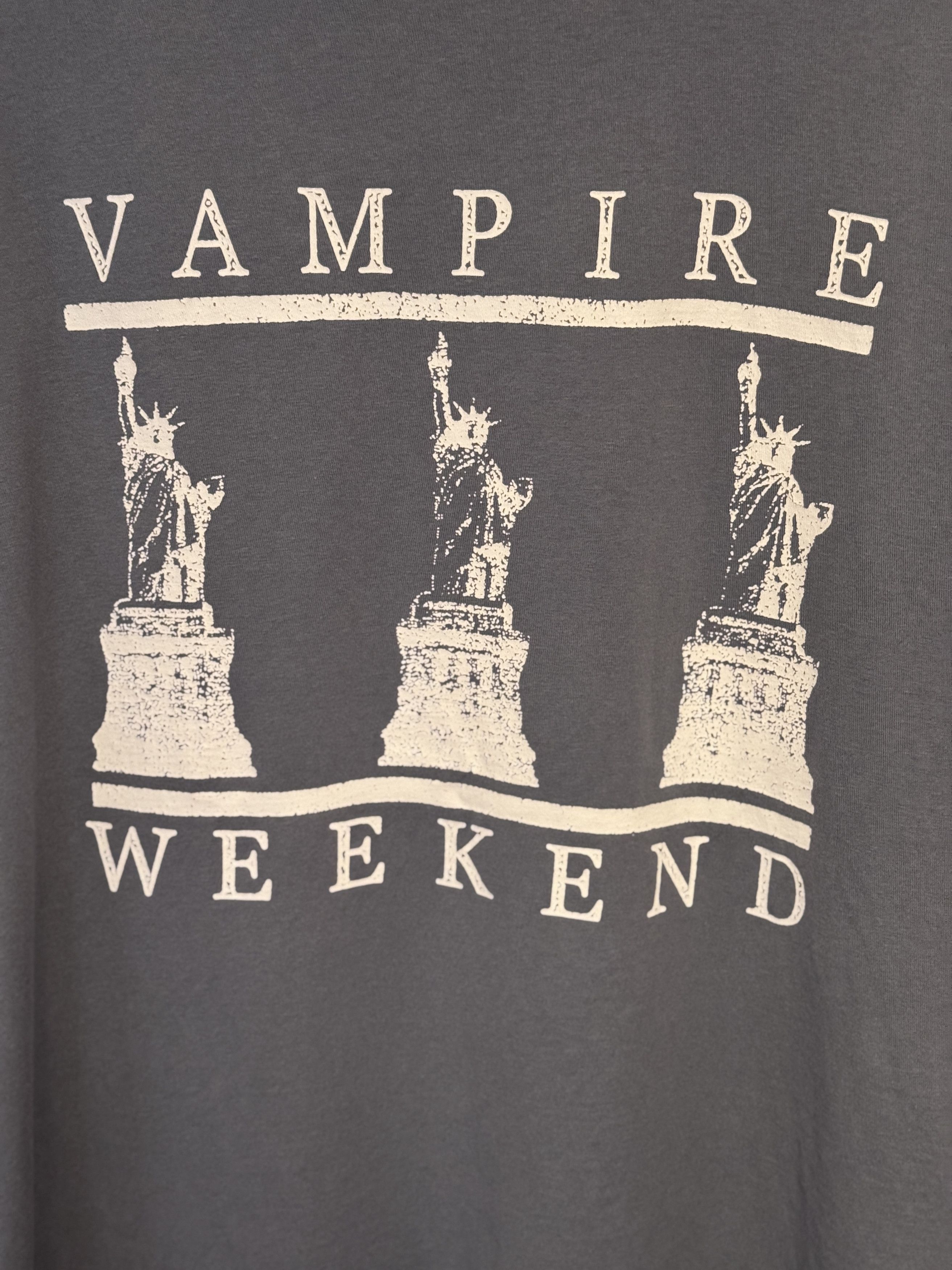 Band Tees Vampire Weekend 2024 Only God Was Above Us Tour Shirt Size US XL / EU 56 / 4 - 2 Thumbnail