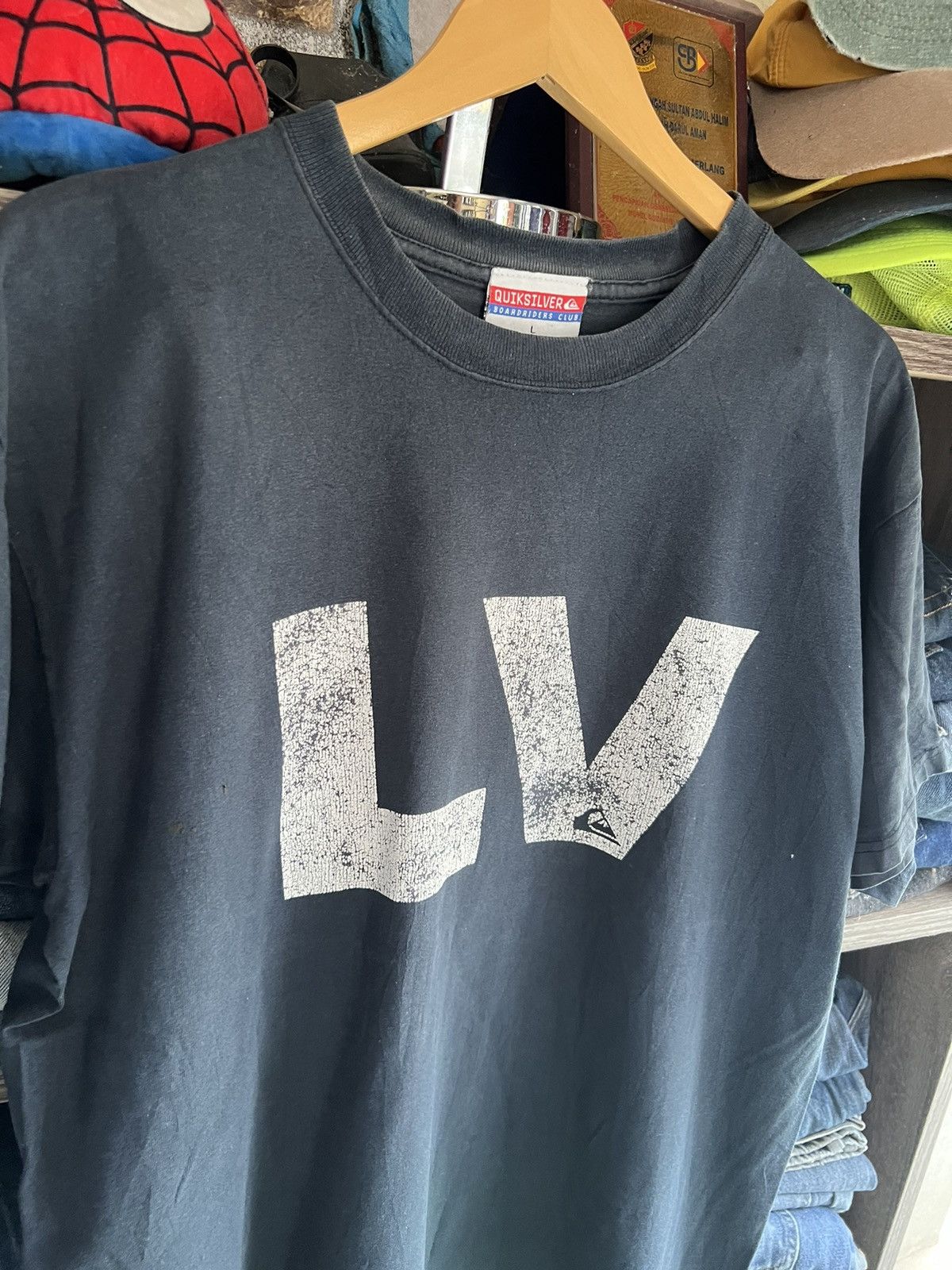 Quiksilver 🔥Made in Usa Vintage Quiksilver LV Tee Size US L / EU 52-54 / 3 - 7 Thumbnail
