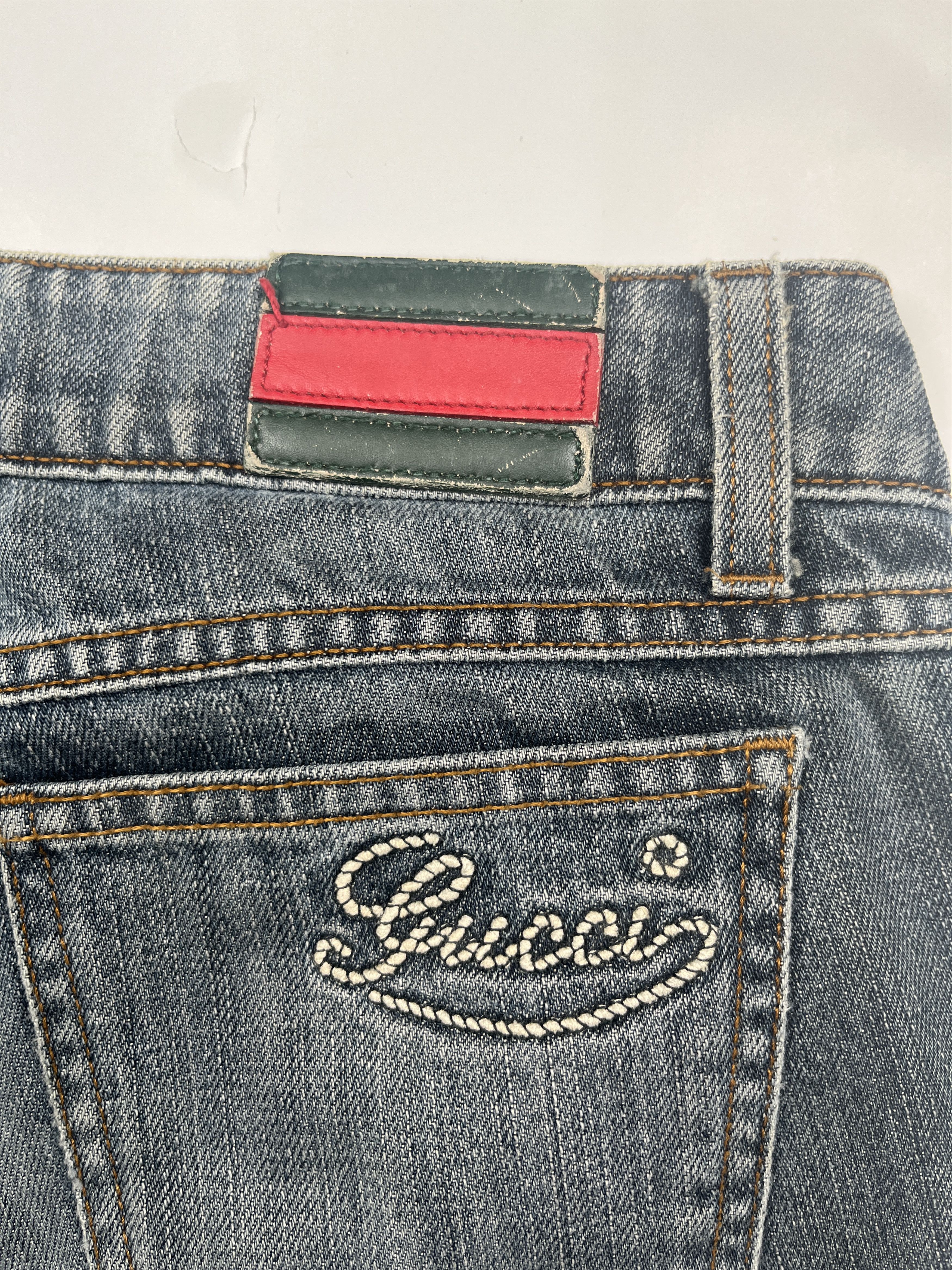 Gucci Gucci Blue Washed Jeans Size 26" / US 2 / IT 38 - 3 Thumbnail