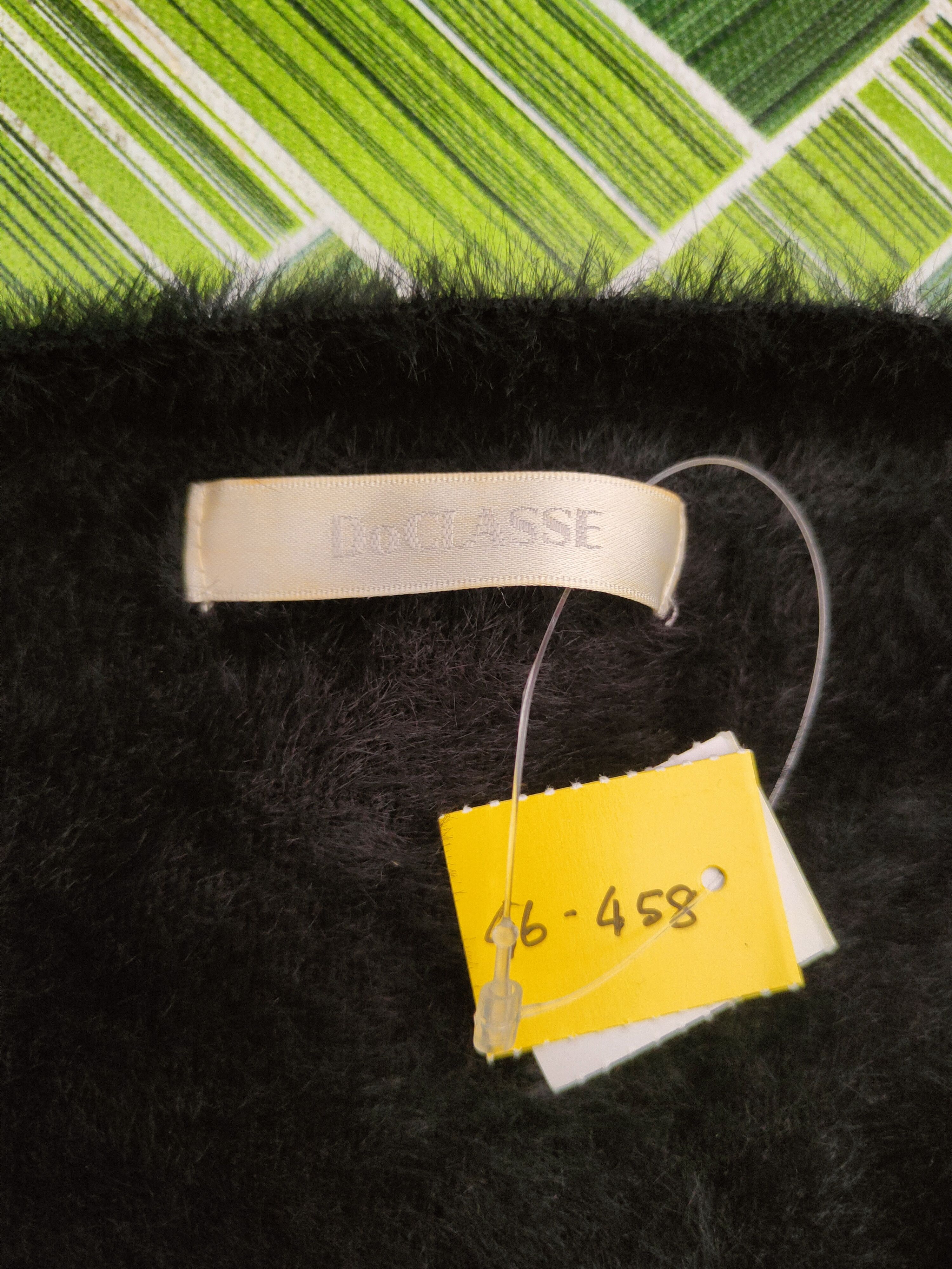 Vintage DL Do Classe Navy Fur Mohair Knitwear Cardigans #46-458 Size M / US 6-8 / IT 42-44 - 12 Thumbnail