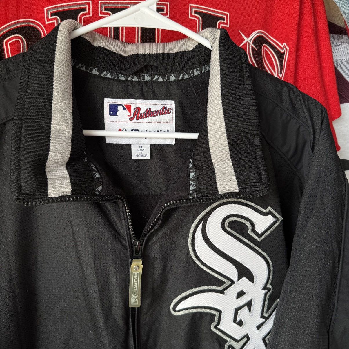 MLB × Majestic × Vintage Chicago White Sox Majestic Vintage MLB Jacket Track Dugout Size US XL / EU 56 / 4 - 5 Thumbnail
