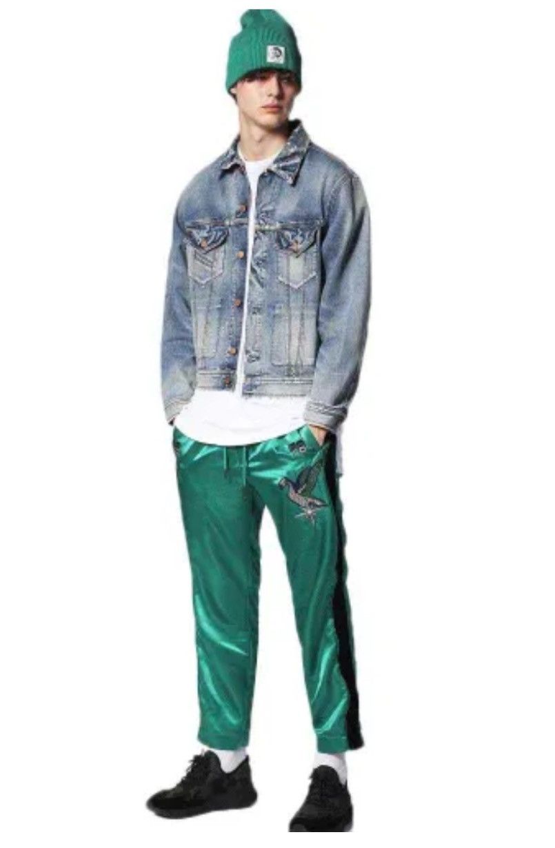 Diesel Diesel P Fine Track Pants For Men In Green Size:L Size US 34 / EU 50 - 3 Thumbnail