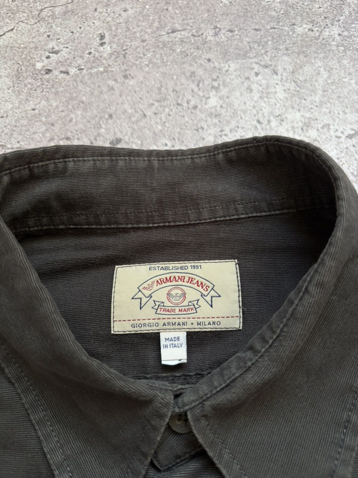 Giorgio Armani Vintage Armani Graphite Shirt Size US XL / EU 56 / 4 - 6 Thumbnail