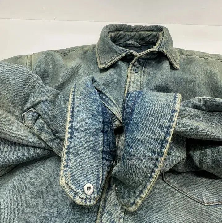 Balenciaga Balenciaga Blue Vintage Pocket Collar Jacket. Size US XS / EU 42 / 0 - 8 Thumbnail