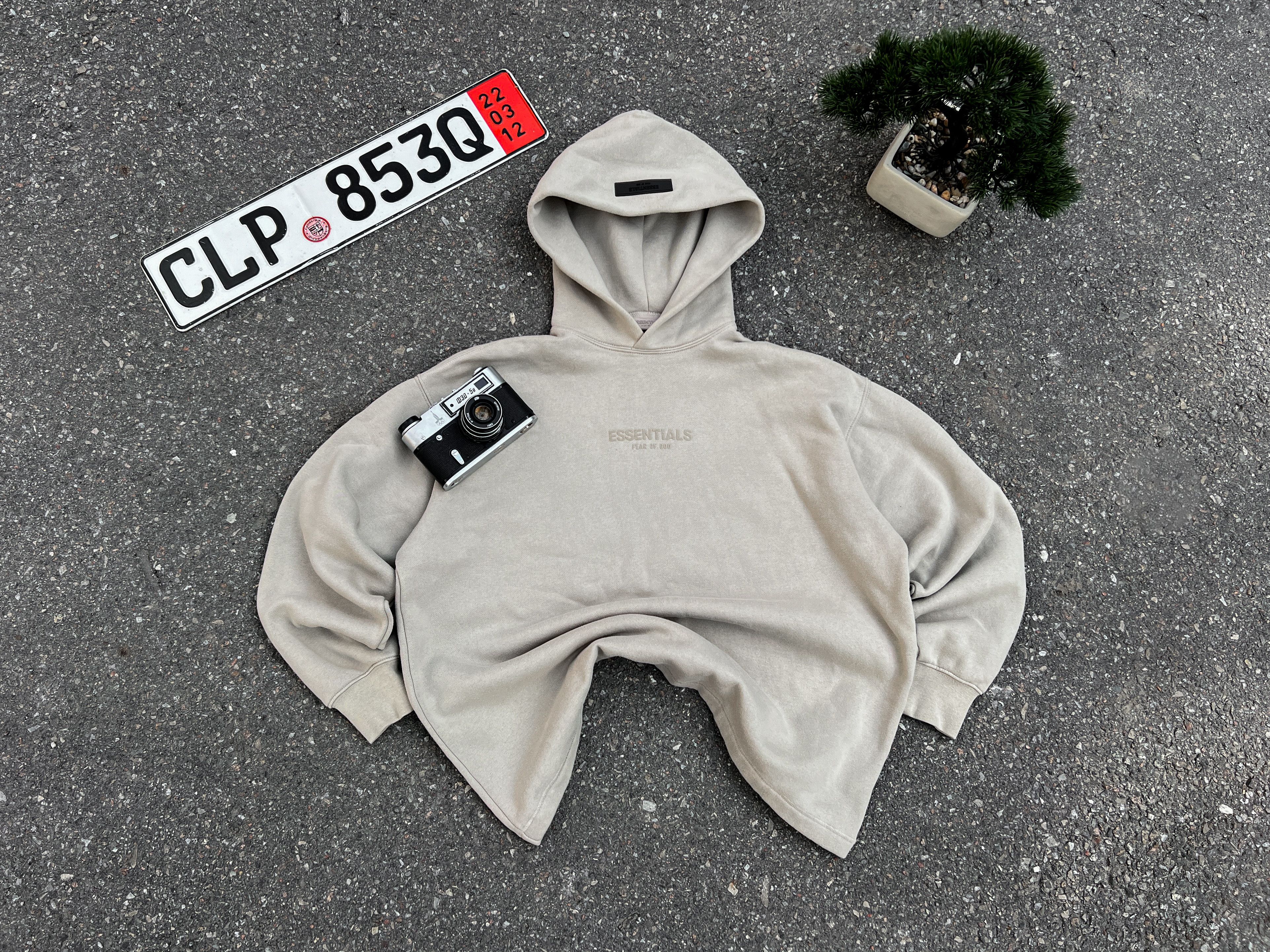 Essentials × Fear of God ?RARE?Essentials Fear of God FOG Hoodie 