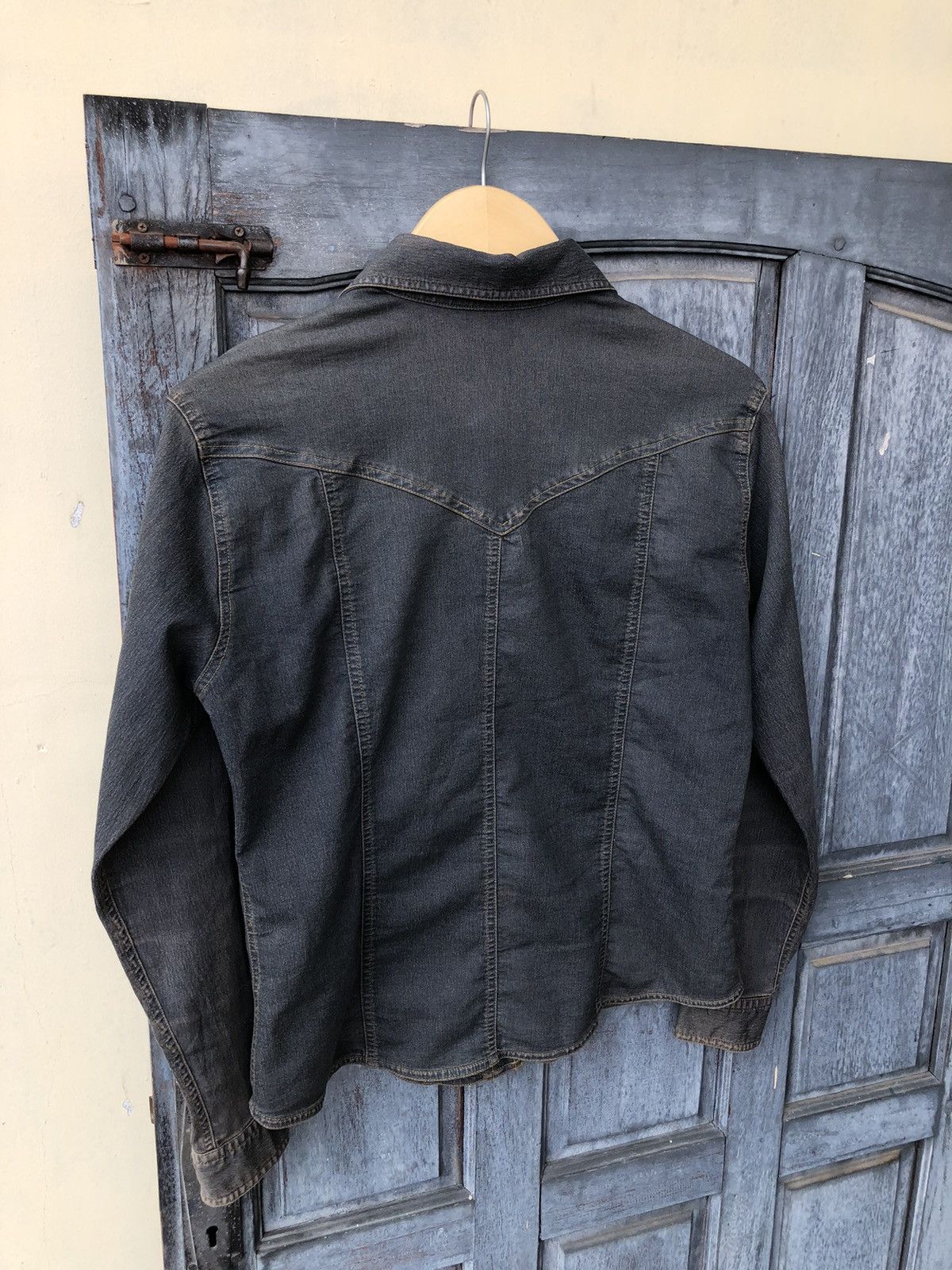 Vintage Flash Stretch Button Faded Distressed Japanese Babes Style Size M / US 6-8 / IT 42-44 - 13 Thumbnail