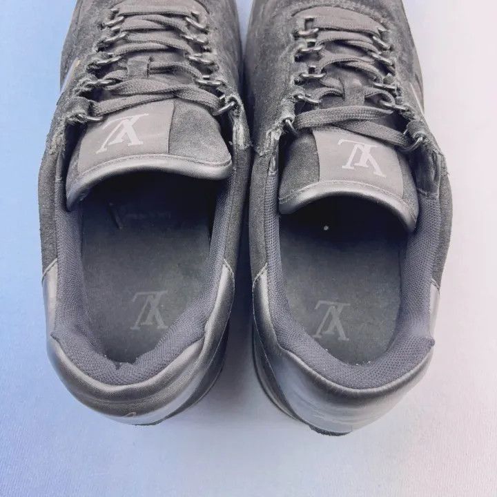 Louis Vuitton Louis Vuitton Trainer Black Sneakers -2508 Size US 9.5 / EU 42-43 - 8 Thumbnail