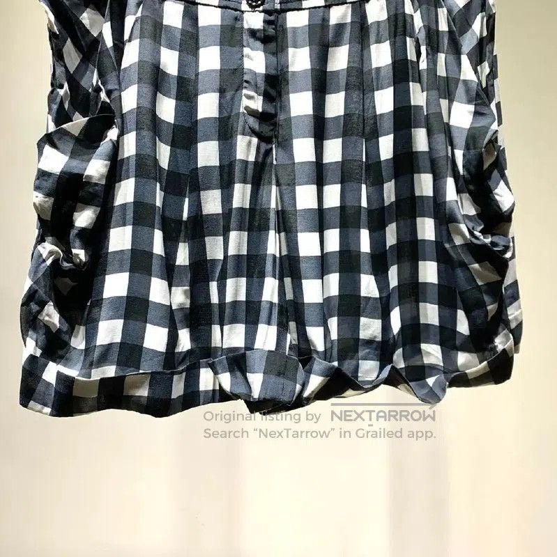 Moschino Moschino Black Gingham Women's Shorts . Size 28" / US 6 / IT 42 - 4 Thumbnail