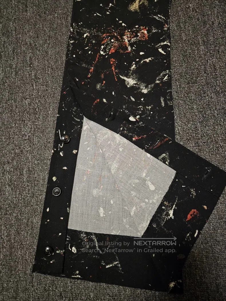 Amiri Amiri Graffiti Wool Wide. Size US 36 / EU 52 - 5 Thumbnail