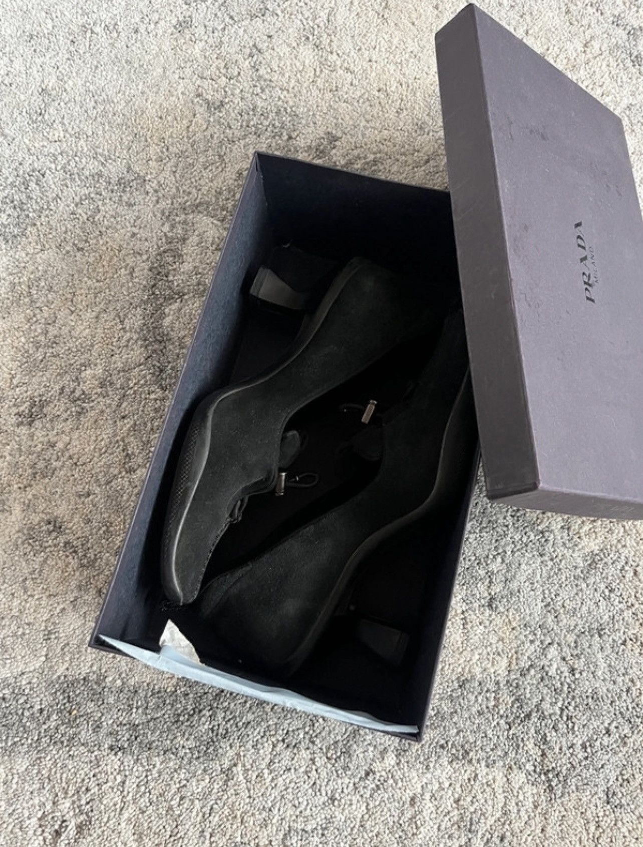 Prada Prada F/W99 suede heels Size US 7 / IT 37 - 8 Thumbnail