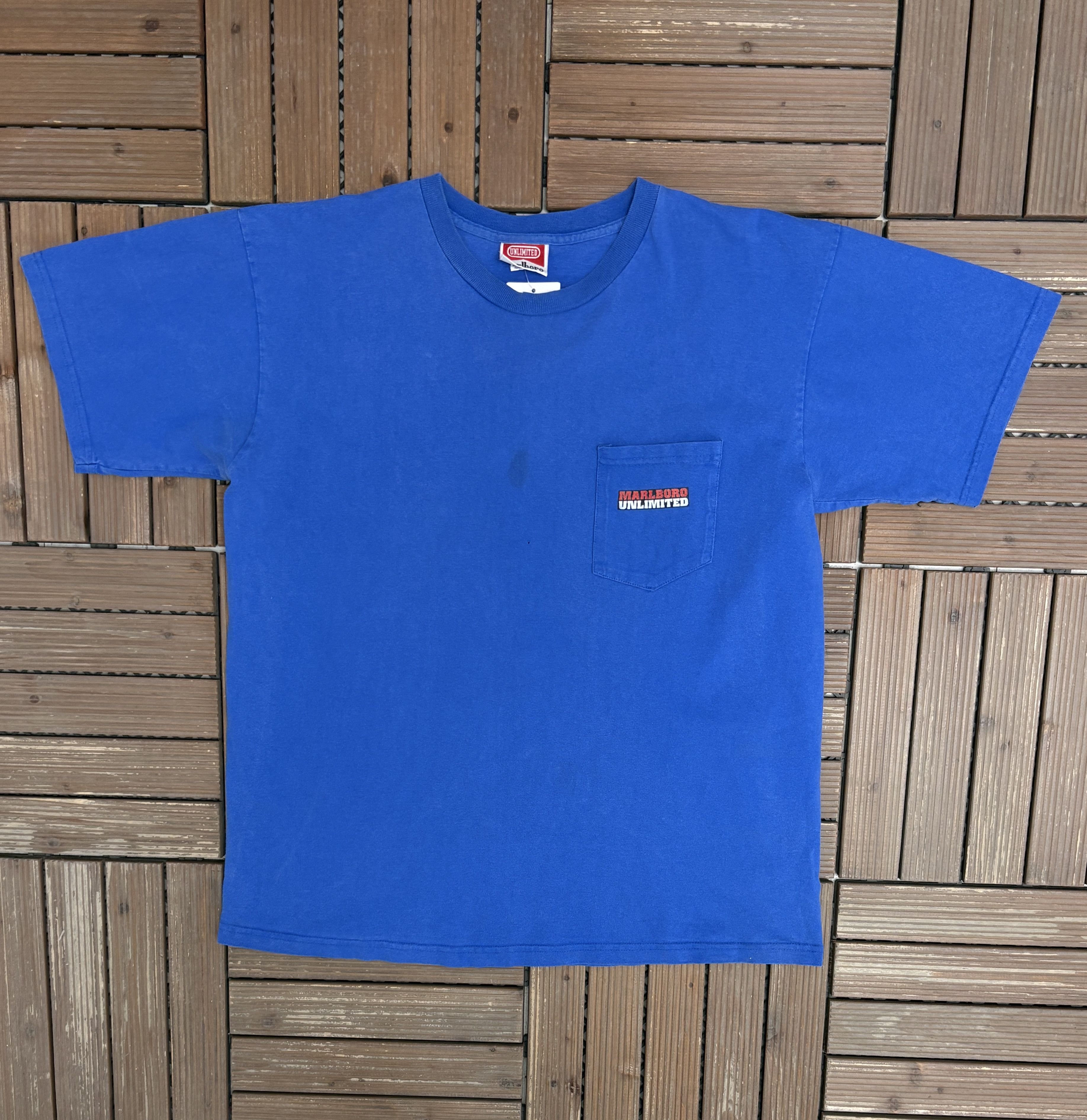 Marlboro Marlboro Unlimited Cigarettes Howling Wolf Vintage Tee Size US XL / EU 56 / 4 - 2 Thumbnail