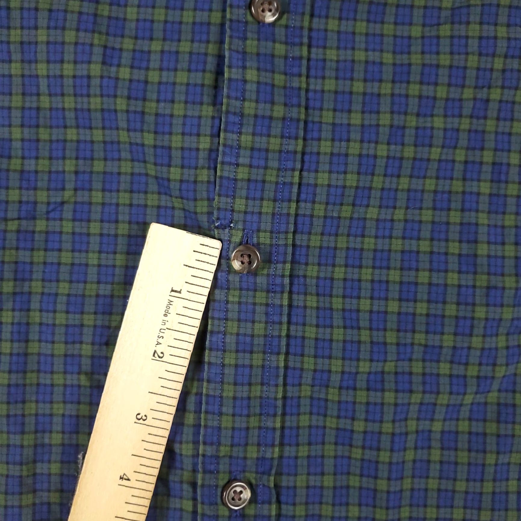 Ralph Lauren VINTAGE Ralph Lauren Shirt Men 2XL Long Sleeve Plaid Button-Up Casual Formal Green Size US XXL / EU 58 / 5 - 4 Thumbnail