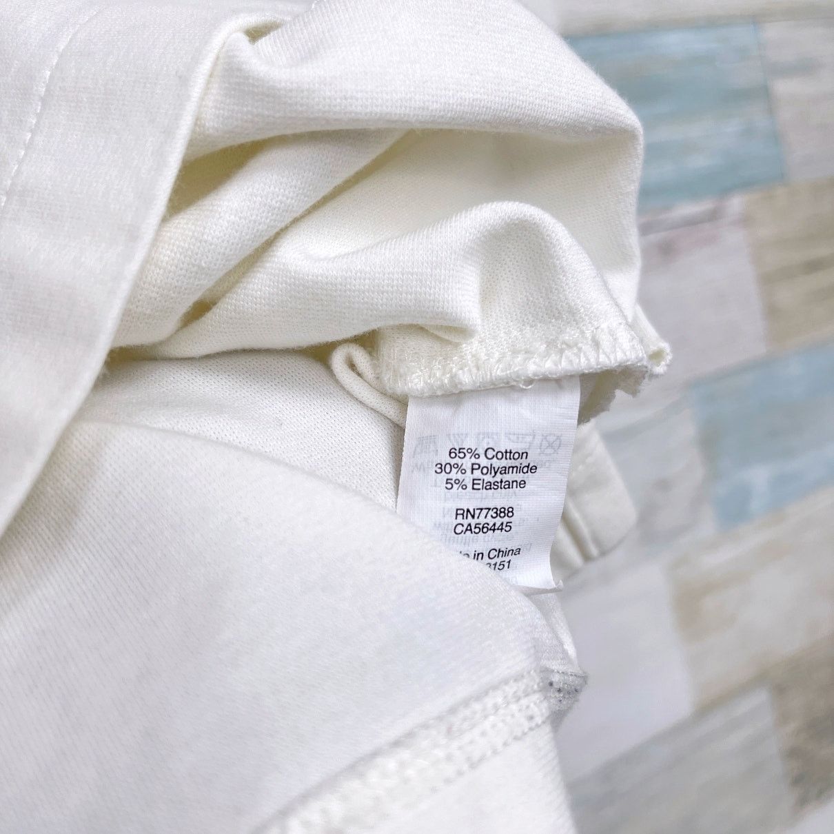 J.Crew J Crew Lace Up Boxy Tee Ivory Off White Short Sleeve XS Size XS / US 0-2 / IT 36-38 - 7 Thumbnail