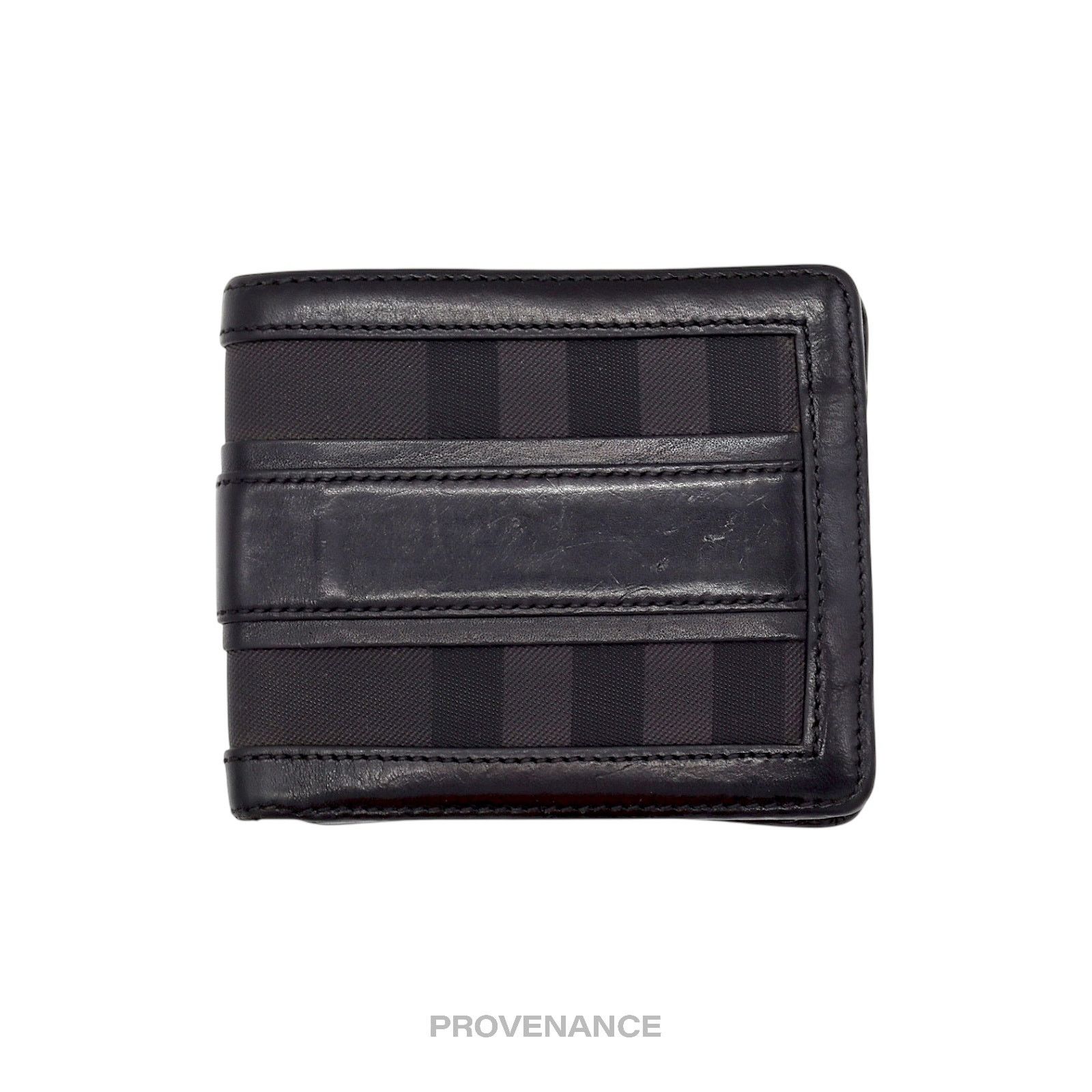 Burberry 🔴 Burberry Bifold Wallet - London Check Black Charcoal Size ONE SIZE - 1 Thumbnail