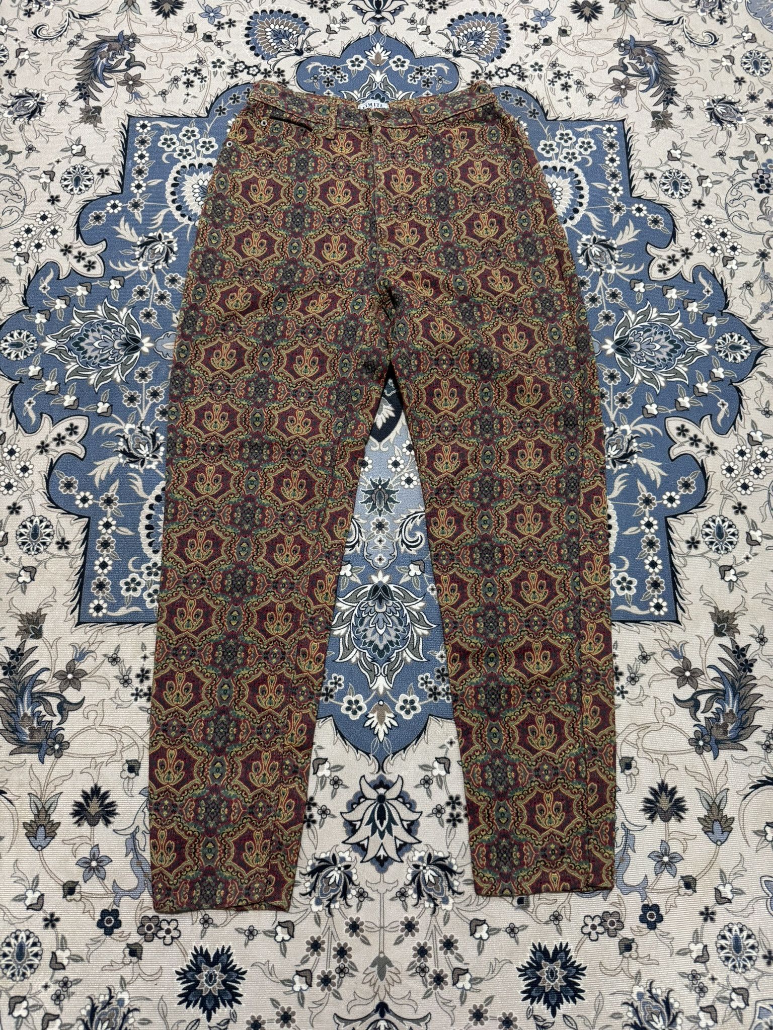 Vintage Vintage Navajo Native Indiana Jeans By Limited Jeans Pop Art Size 29" - 1 Thumbnail