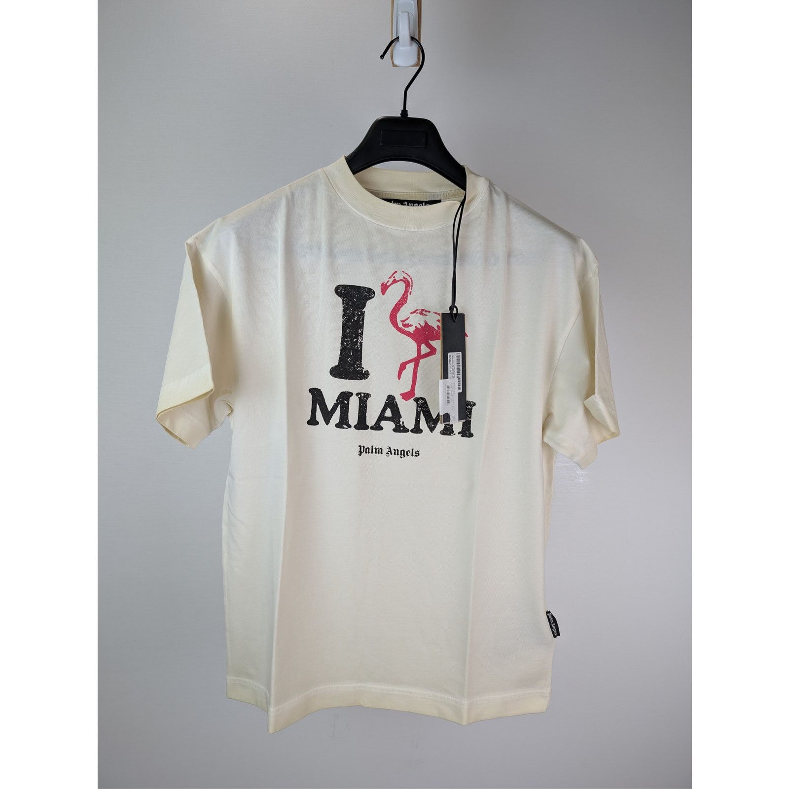 Palm Angels o1rshd1 Dos Miami T-Shirt in Off White / Fuch Size US S / EU 44-46 / 1 - 8 Thumbnail