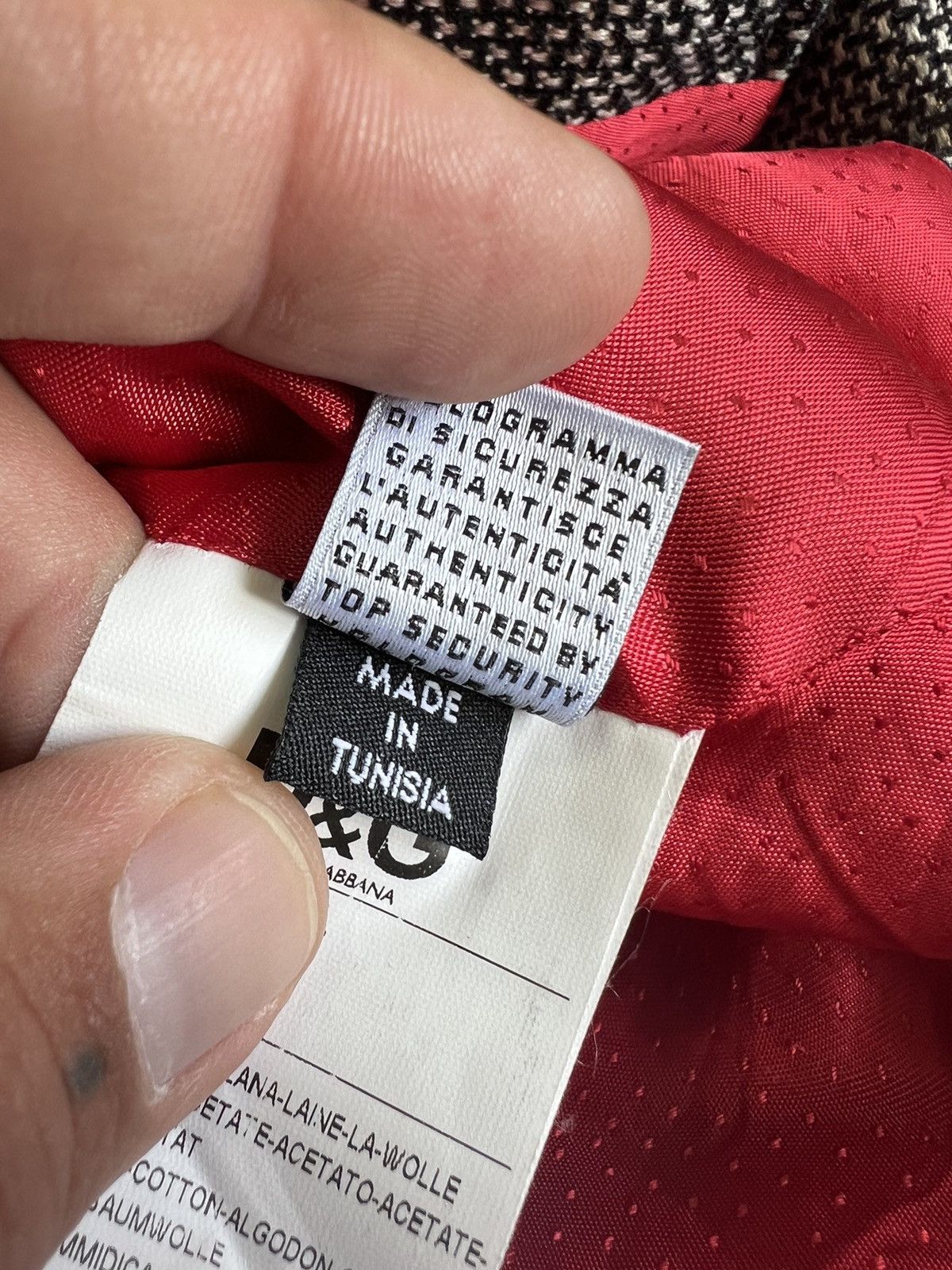 Dolce & Gabbana Dolce&Gabbana D&G tweed style Vintage Blazer Jacket Italy Size L / US 10 / IT 46 - 12 Thumbnail