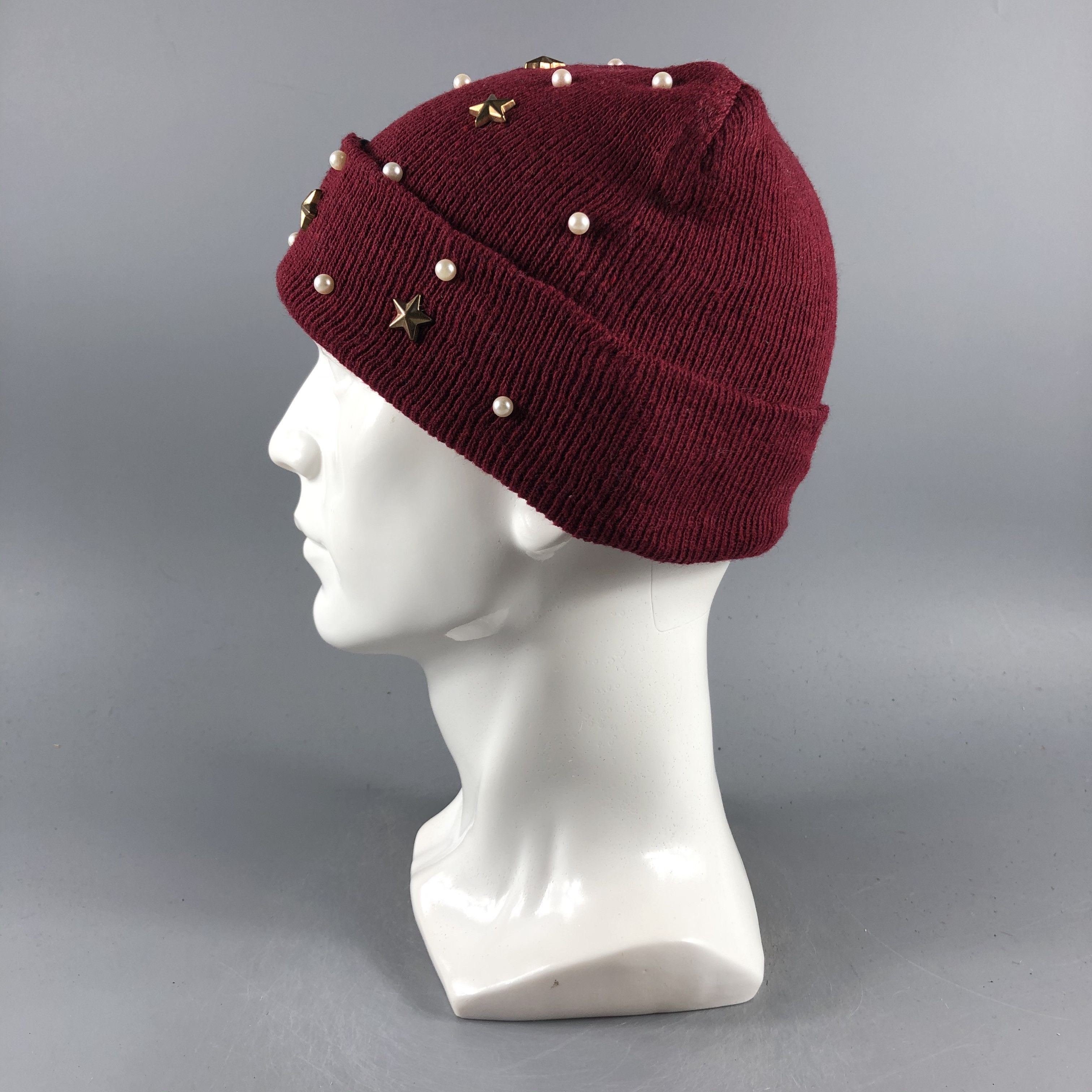 Japanese Brand × Vintage Womens Punk Beanie Snow Hat Snow Cap -D518 Size ONE SIZE - 1 Thumbnail