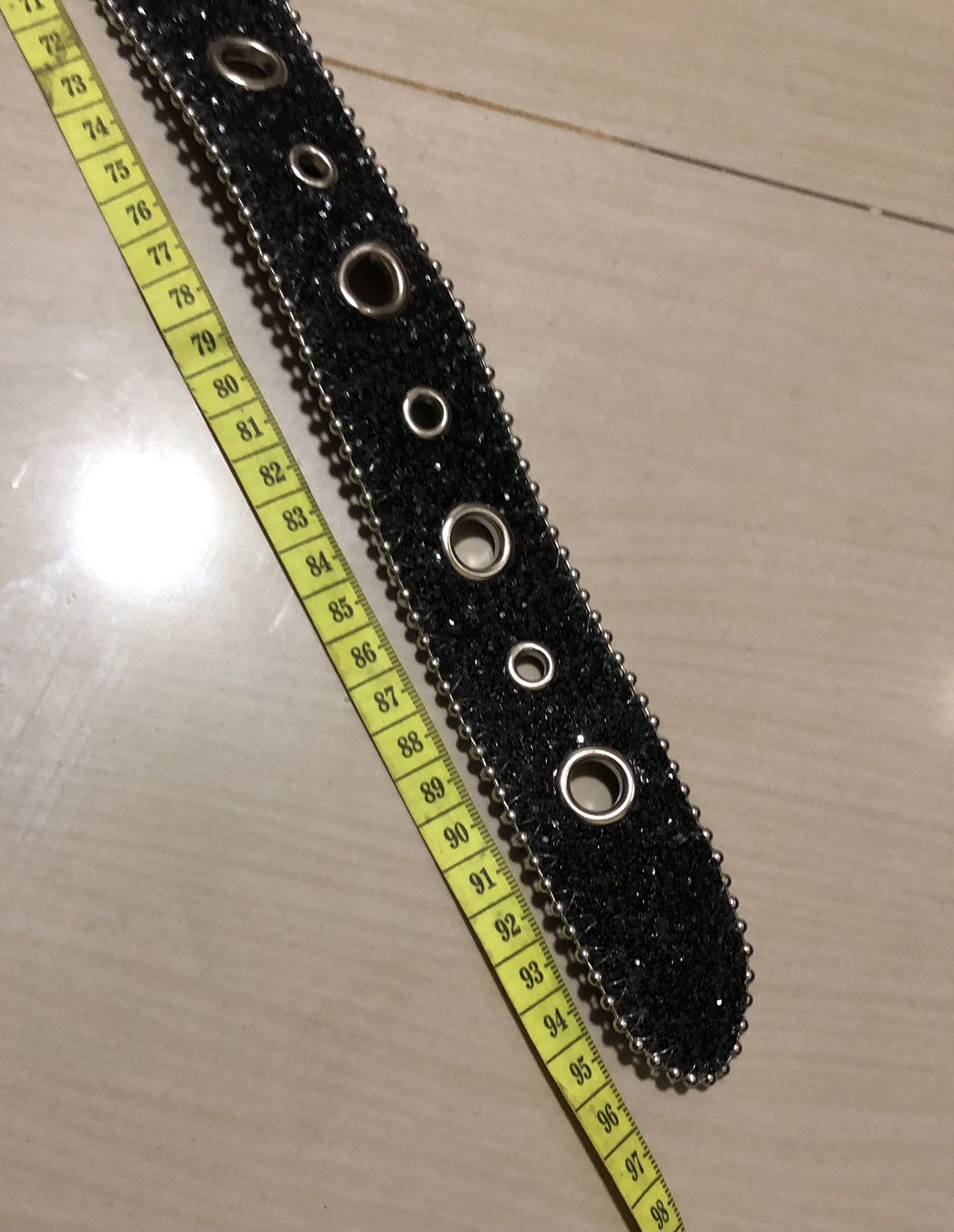 Japanese Brand Japanese Brand - sparkling studded belt tc31 Size 30 - 5 Thumbnail