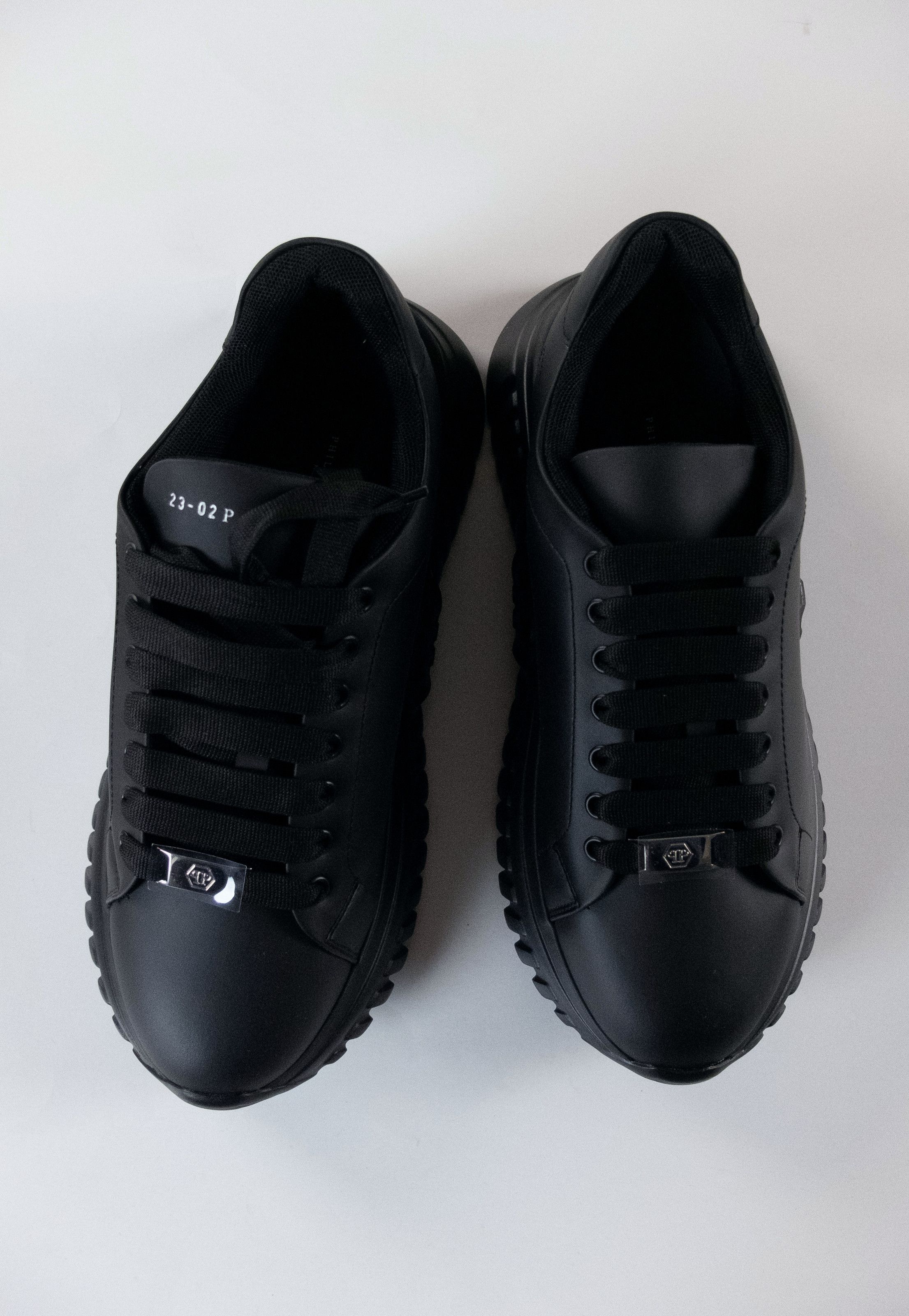 Philipp Plein PHILIPP PLEIN black Supersonic low chunky sole sneakers 43 q Size US 10 / EU 43 - 4 Thumbnail