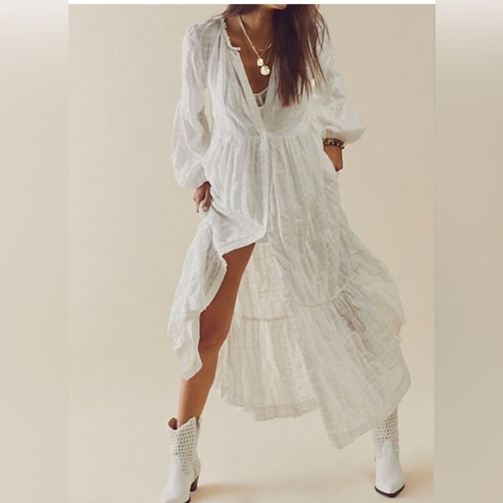 Free People Free People Emerald Green Tropical Heat Maxi Dress | Grailed