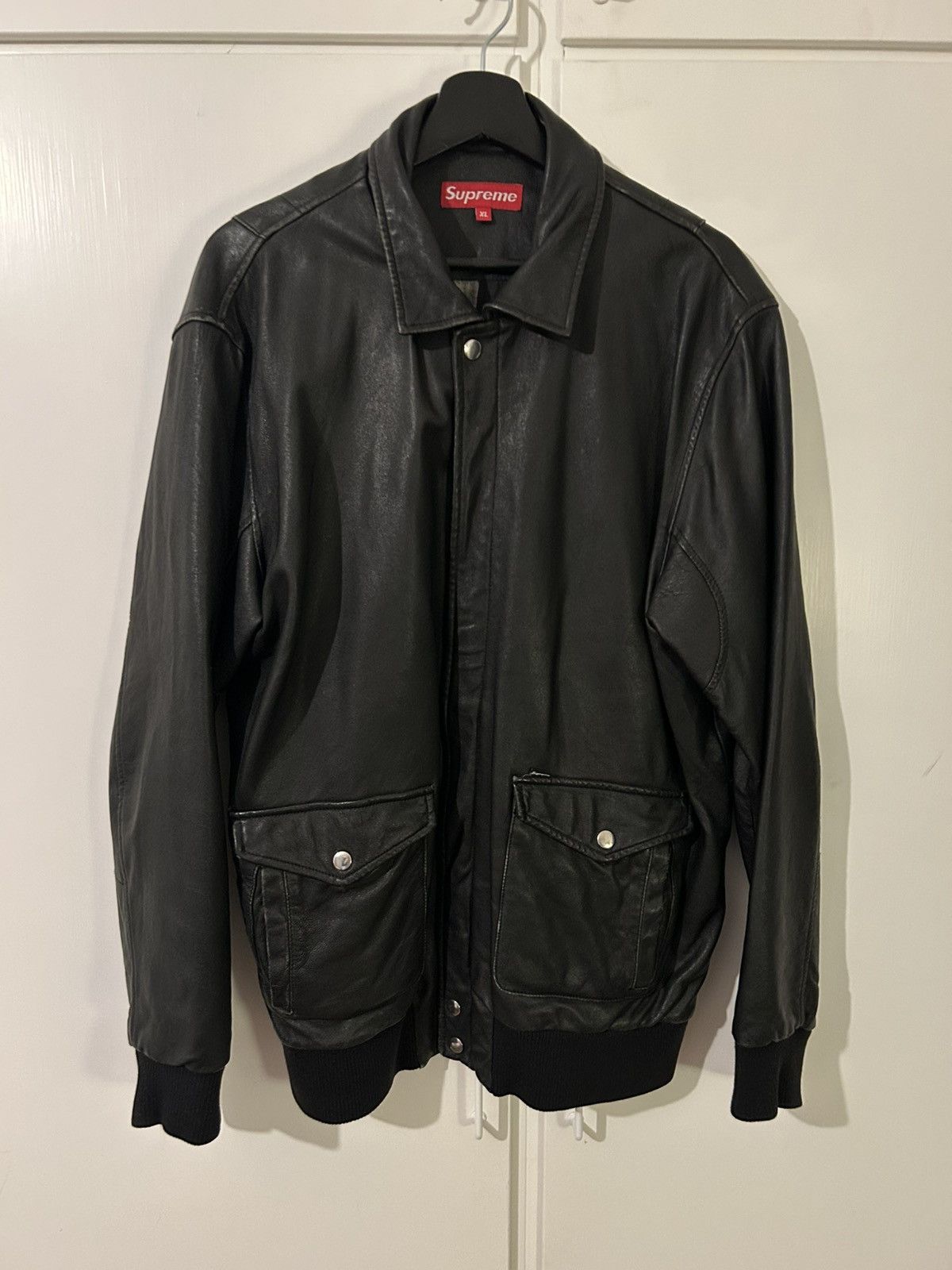 Supreme Leather Bomber Jacket Fall/Winter 2007
