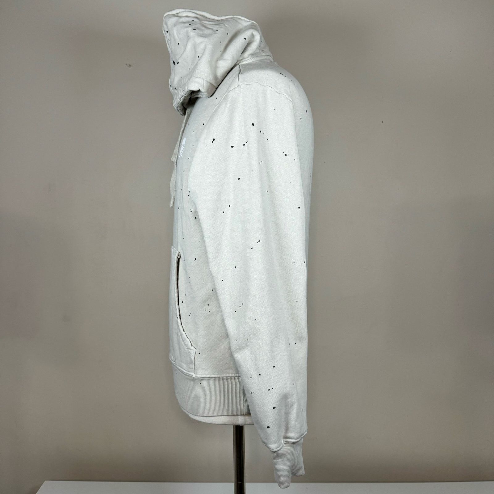 Unknown London SoulCycle Ink Splatter Skull Bones Hoodie Pockets Size S Size US S / EU 44-46 / 1 - 3 Thumbnail