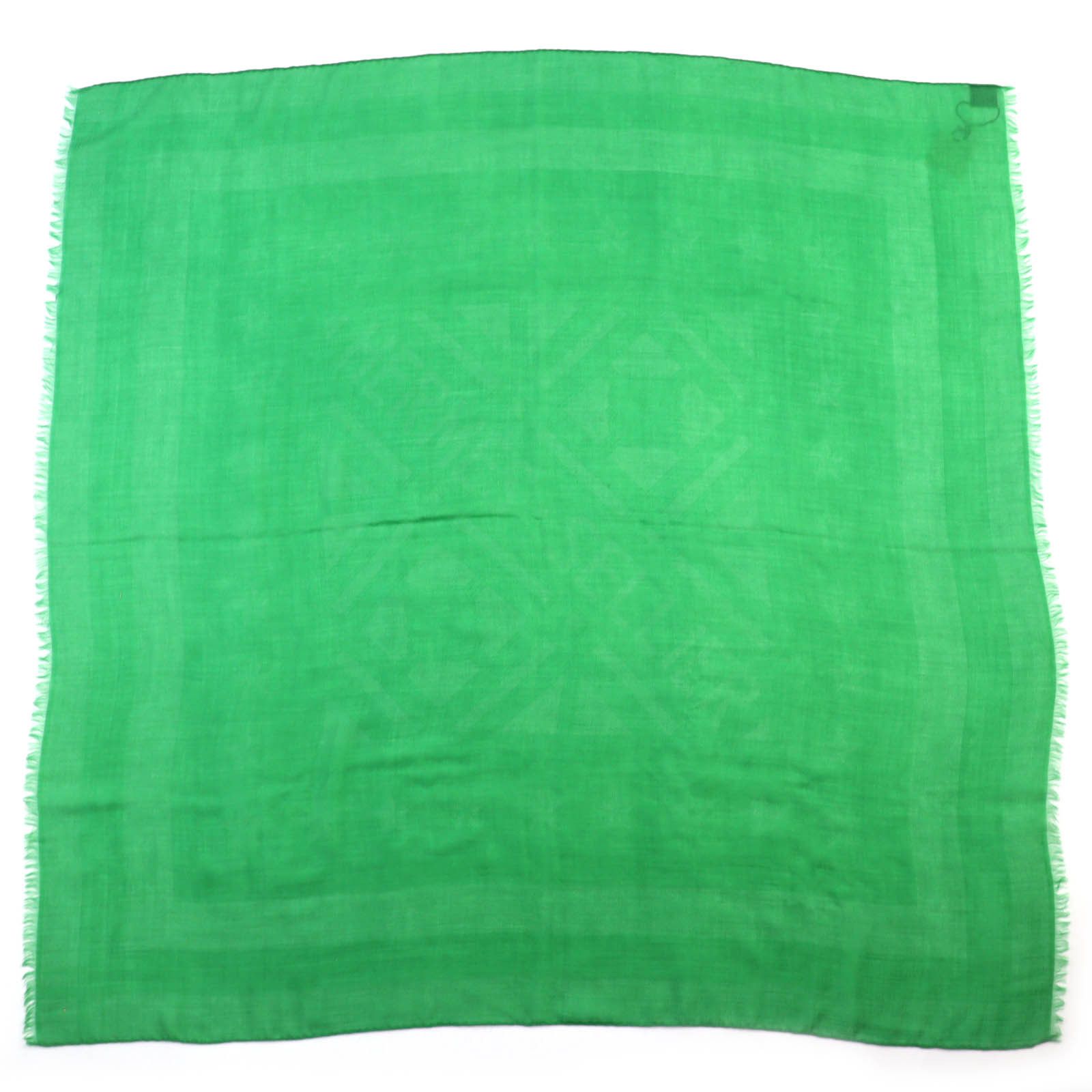 Hermes Hermes Hermes Sellier Cashmere Shawl Others Shawl DUTY FREE for USA Size ONE SIZE - 1 Thumbnail