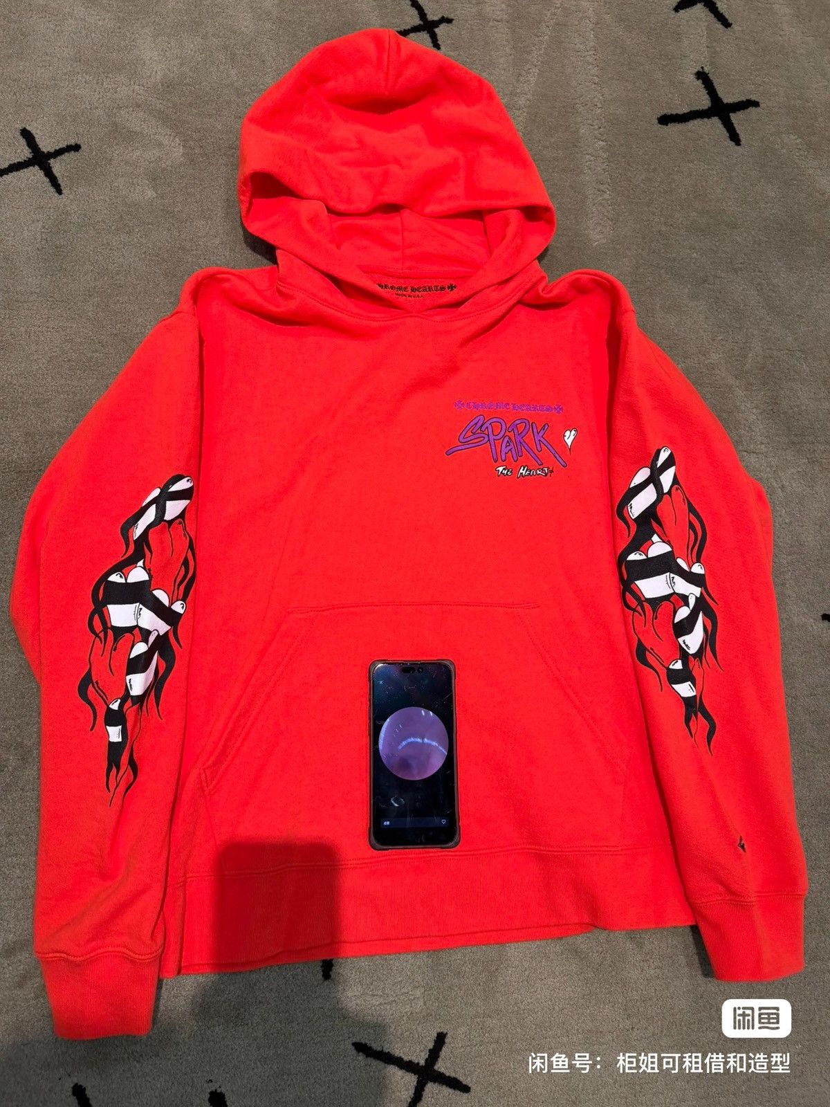 Chrome Hearts Chrome Hearts Matty Boy Spark The Heart Crewneck