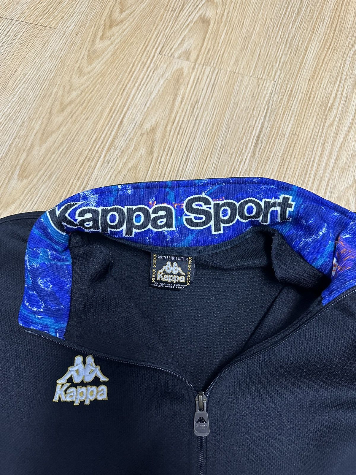 Kappa Vintage 80s Kappa Side Label Zipper Jacket Z05 Size US M / EU 48-50 / 2 - 9 Thumbnail