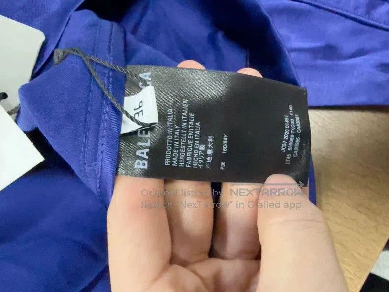 Balenciaga Balenciaga Blue Jacket Size 36. Size US XS / EU 42 / 0 - 3 Thumbnail