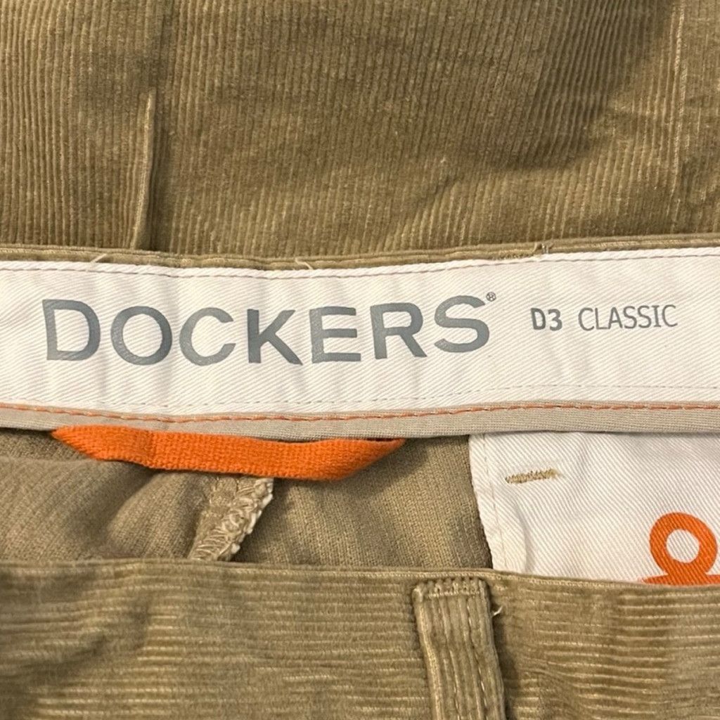 Dockers Dockers D3 Classic Khaki Corduroy Pants Sz 32.5x31.5 Size US 32 / EU 48 - 3 Thumbnail